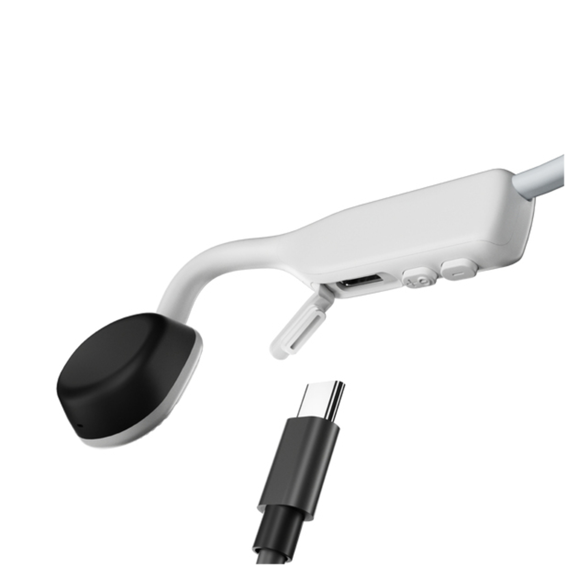 Shokz AfterShokz OpenMove - Casque Conduction Osseuse - Écouteurs Blanc - vue 3