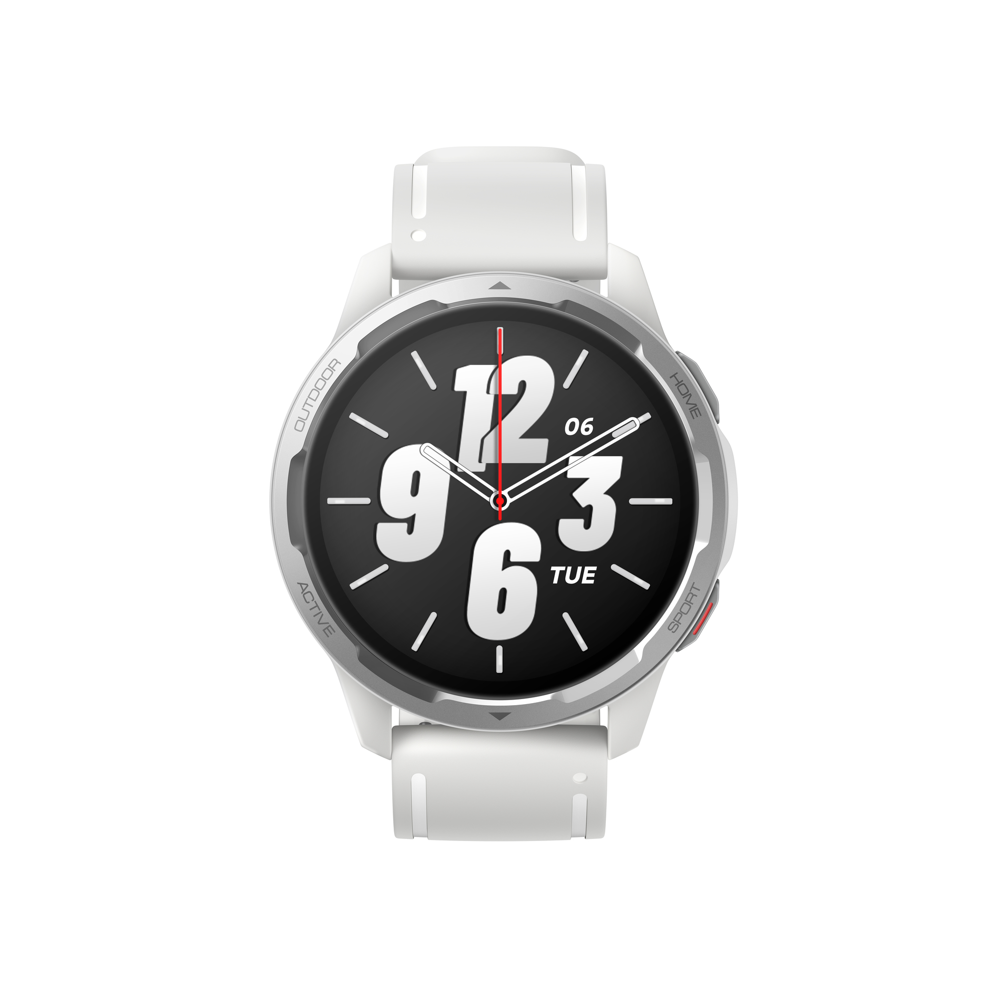 Watch S1 Active - Montre connectée (1.43 ) 3,63 cm AMOLED 46 mm GPS (satellite), Blanc - Neuf