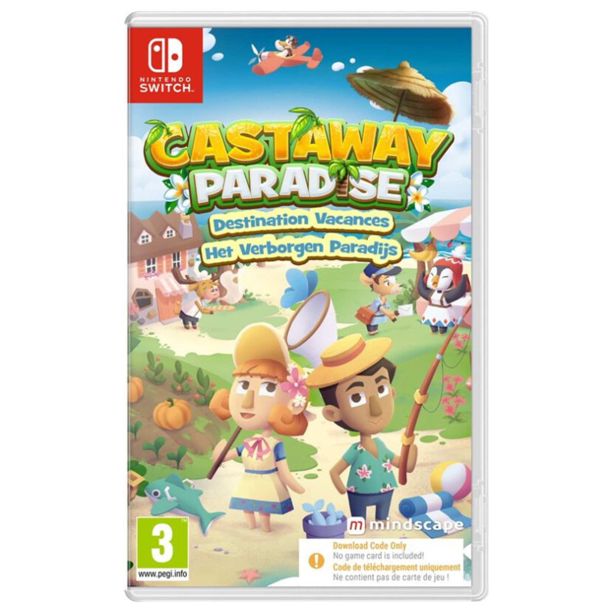 Castaway Paradise SWITCH [CODE DE TÉLÉCHARGEMENT] Neuf