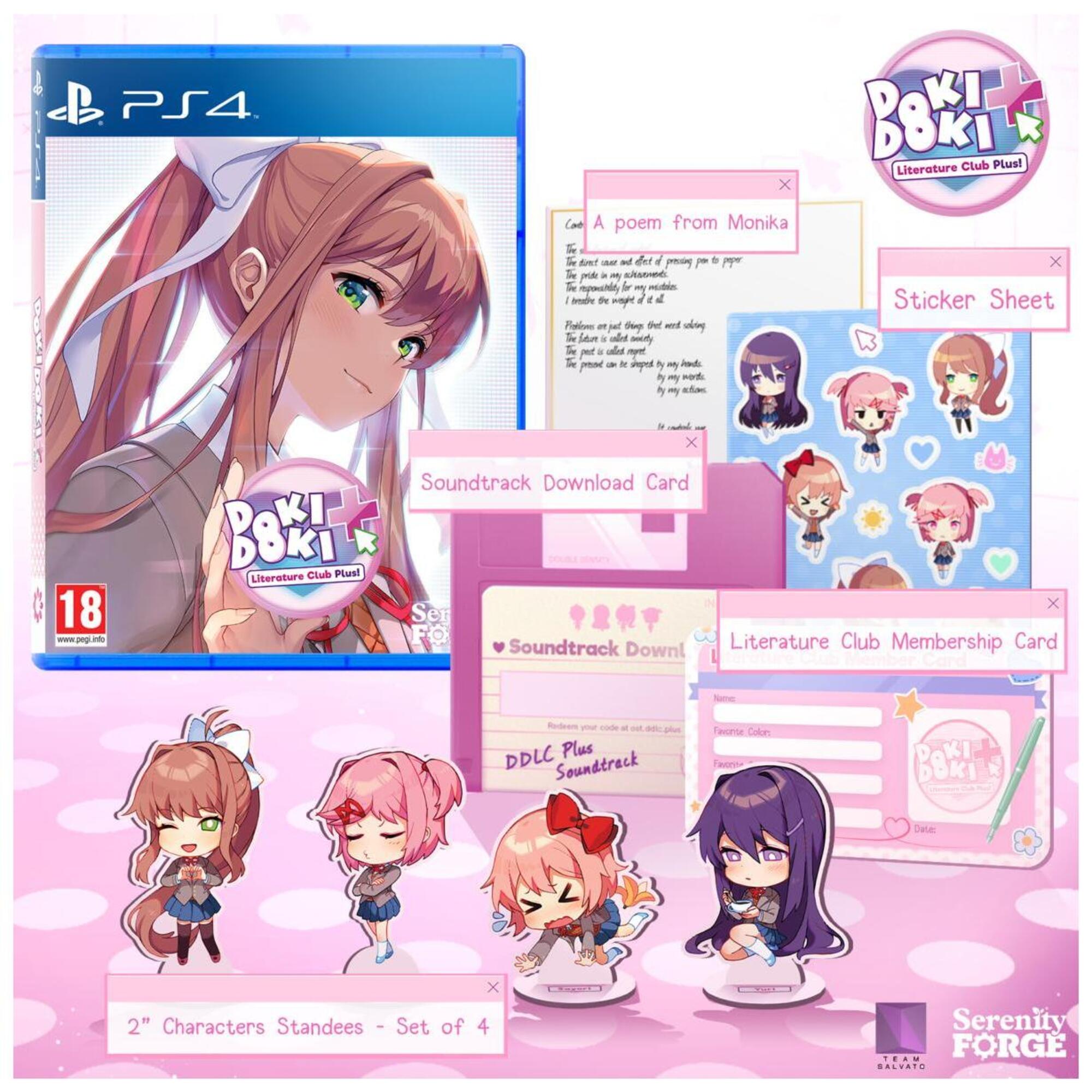 Doki Doki Literature Club Plus PS4 - Neuf