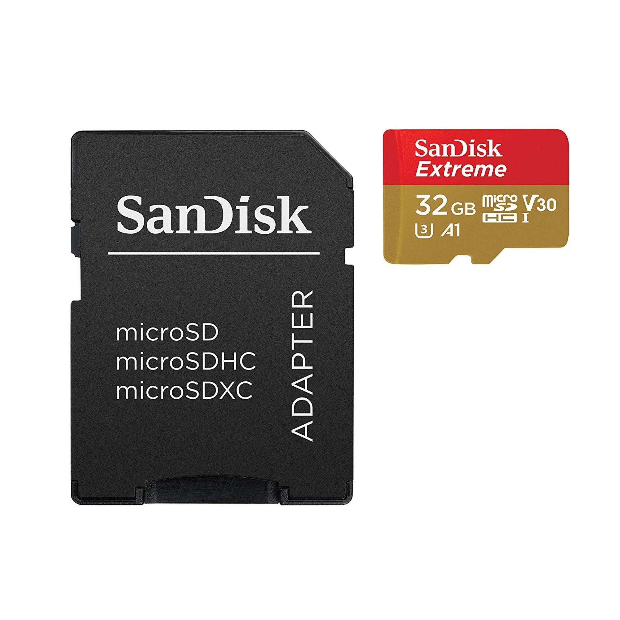 SanDisk Extreme 32 Go MicroSDXC UHS-I Classe 10 - Neuf