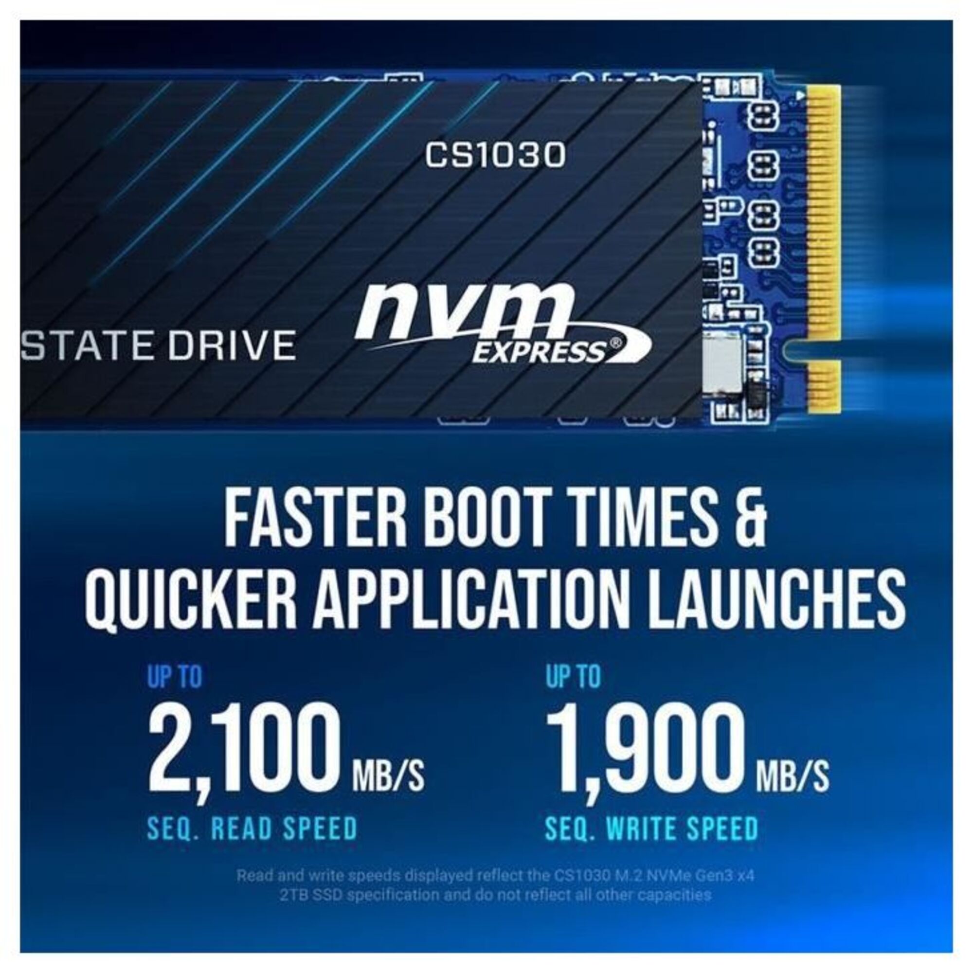 PNY CS1030 SSD 500 Go .2 2280 M280CS1030 500 RB - vue 4