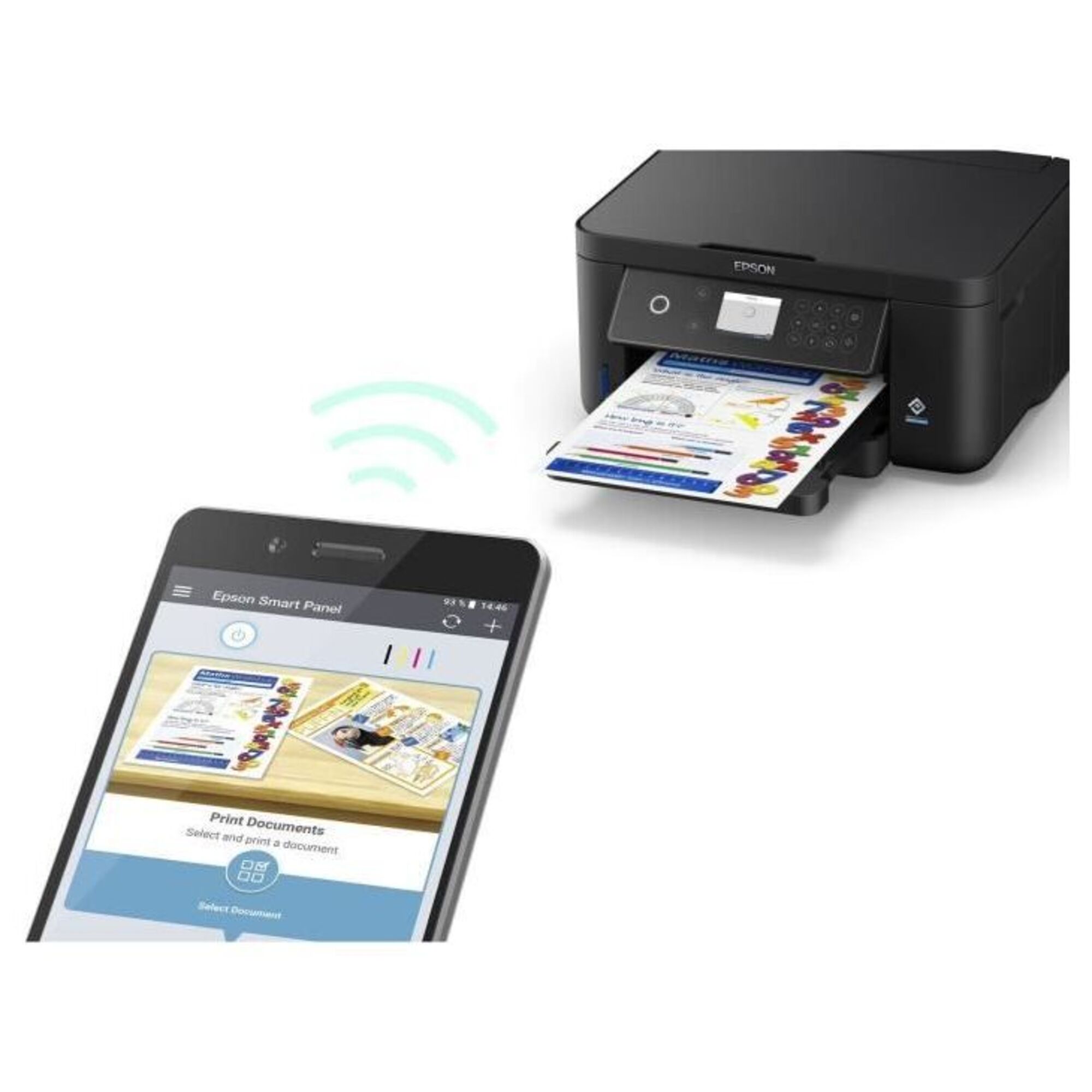 Imprimante Multifonction 3-en-1 - EPSON - Expression Home XP-5150 - Jet d'encre - A4 - Couleur - Wi-Fi - C11CG29406 - Neuf