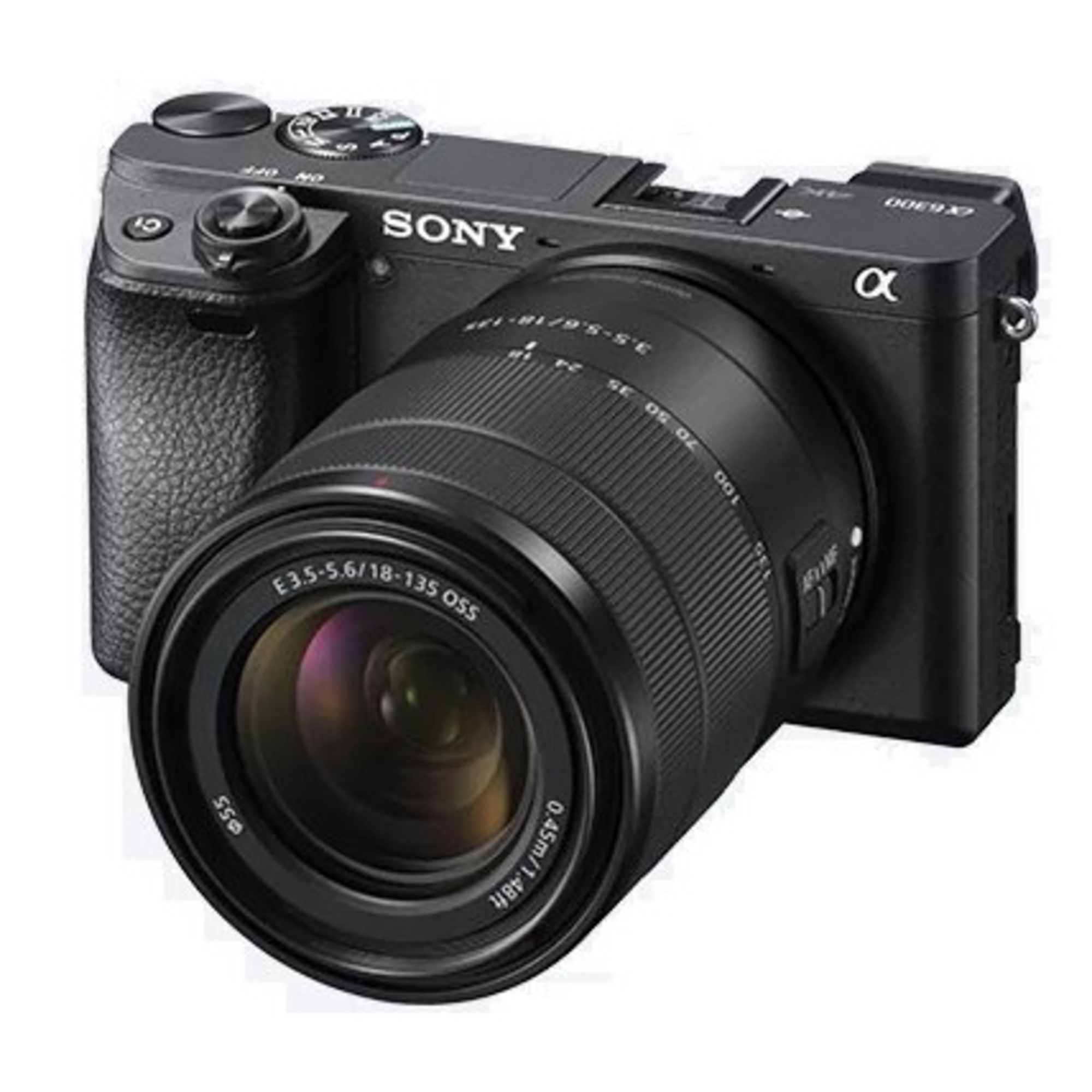 Sony a6300 ILCE Appareil photo num?rique sans miroir 24.2 MP APS C 4K / 30 pi/ 7.5x zoom optique objectif E 18 135 mm OSS Wi Fi NFC - vue 2