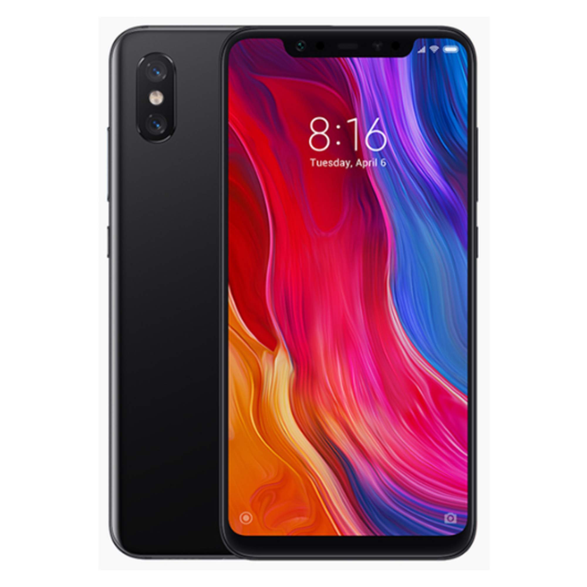 MI 8 64 Go, Noir, débloqué - Bon état