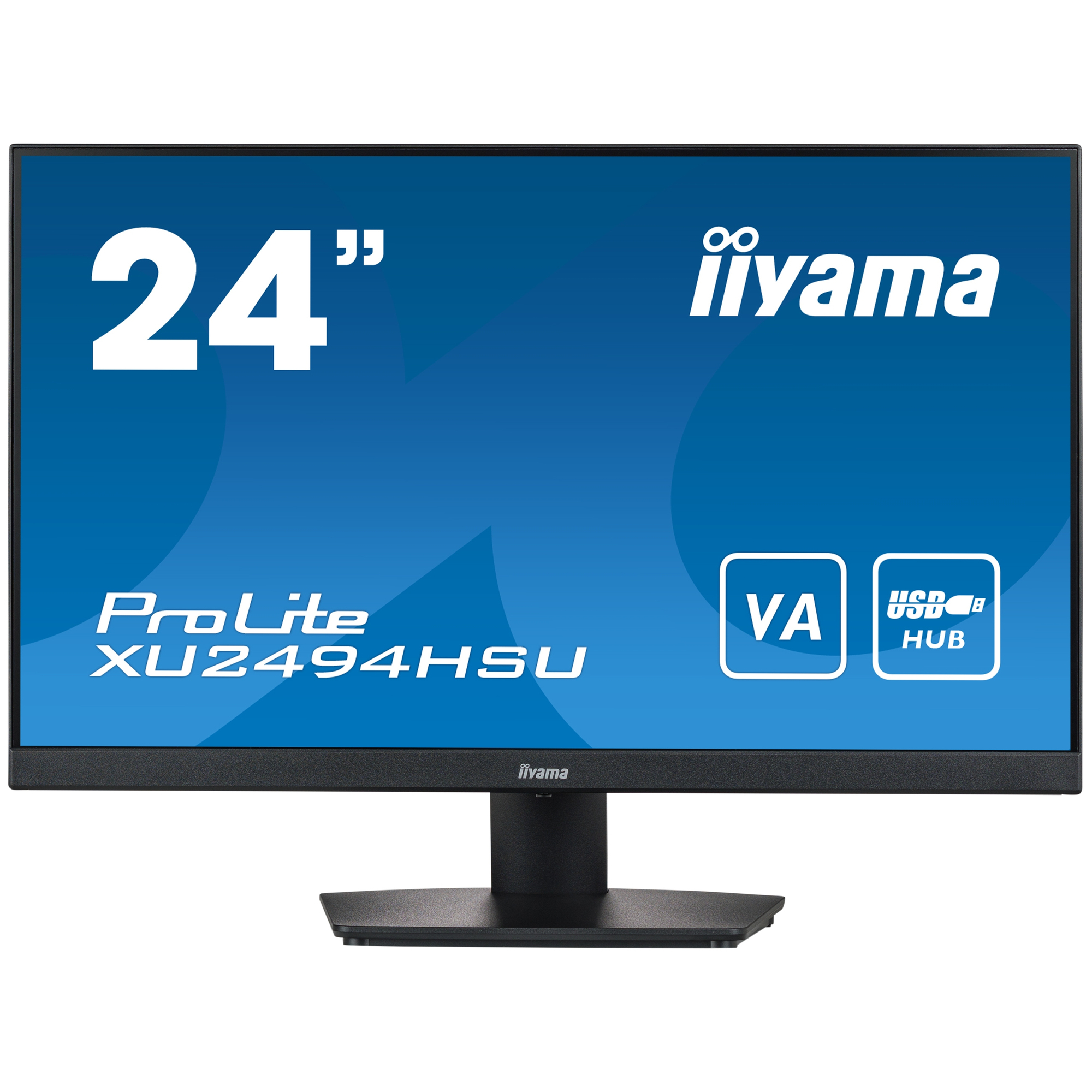 iiyama ProLite XU2494HSU-B2 écran plat de PC 60,5 cm (23.8 ) 1920 x 1080 pixels Full HD LED Noir - Très bon état