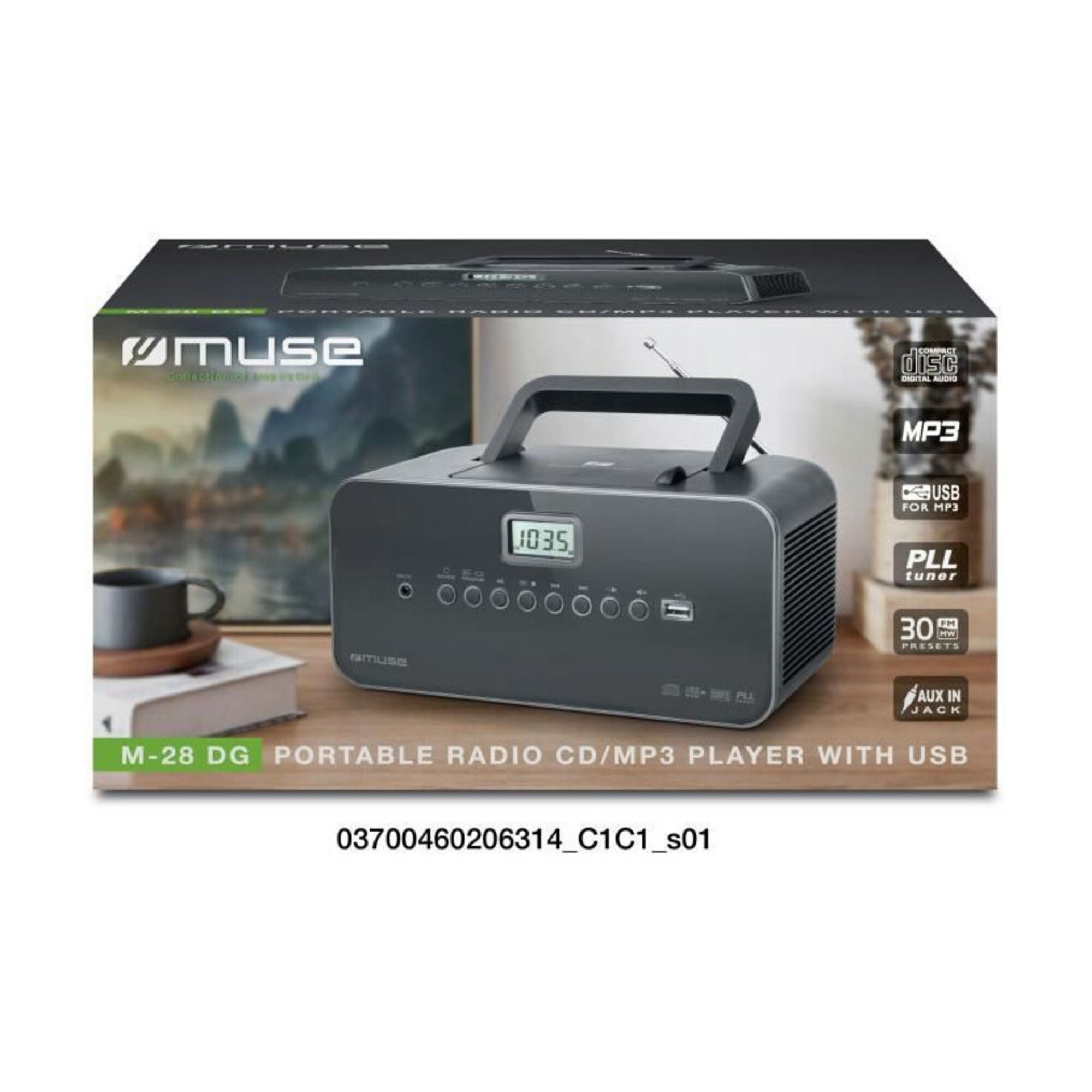 Muse 28 DG Lecteur de CD Lecteur CD portable - vue 3