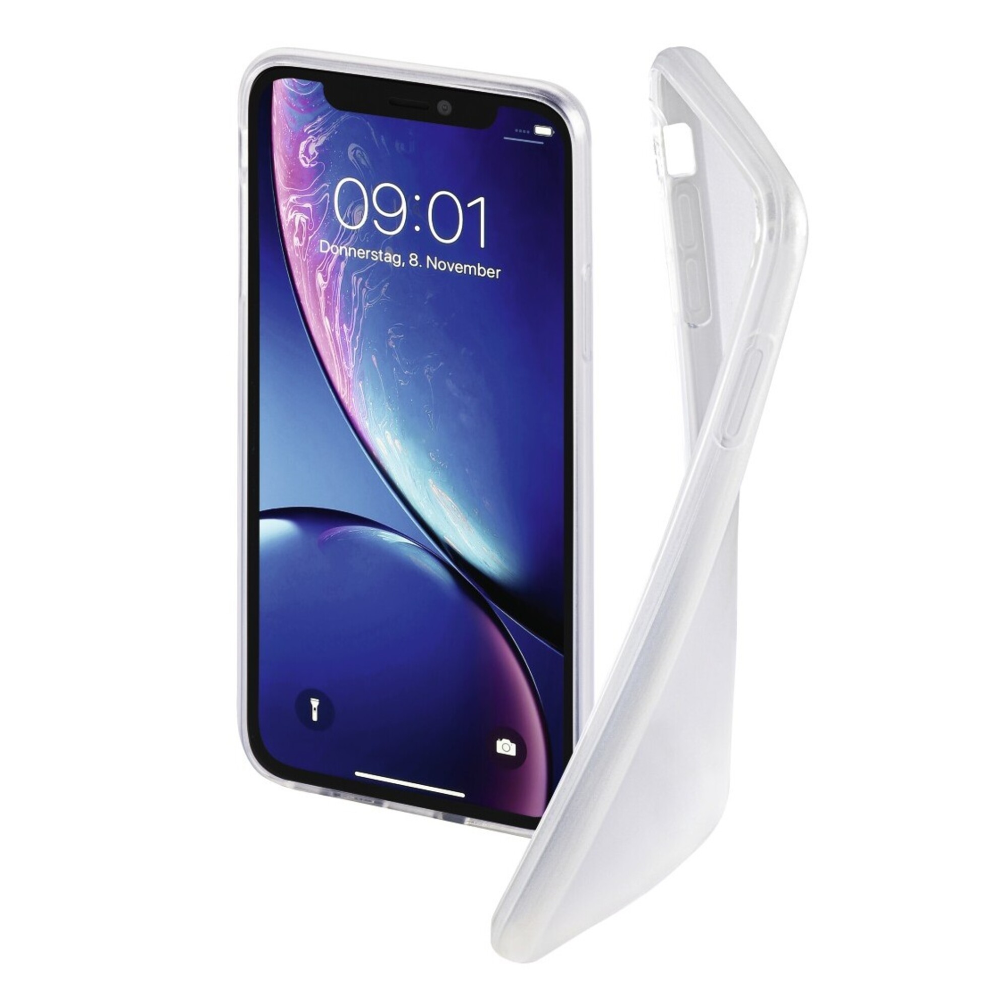 HAMA Coque de protection Crystal Clear pour iPhone XR, transparente -