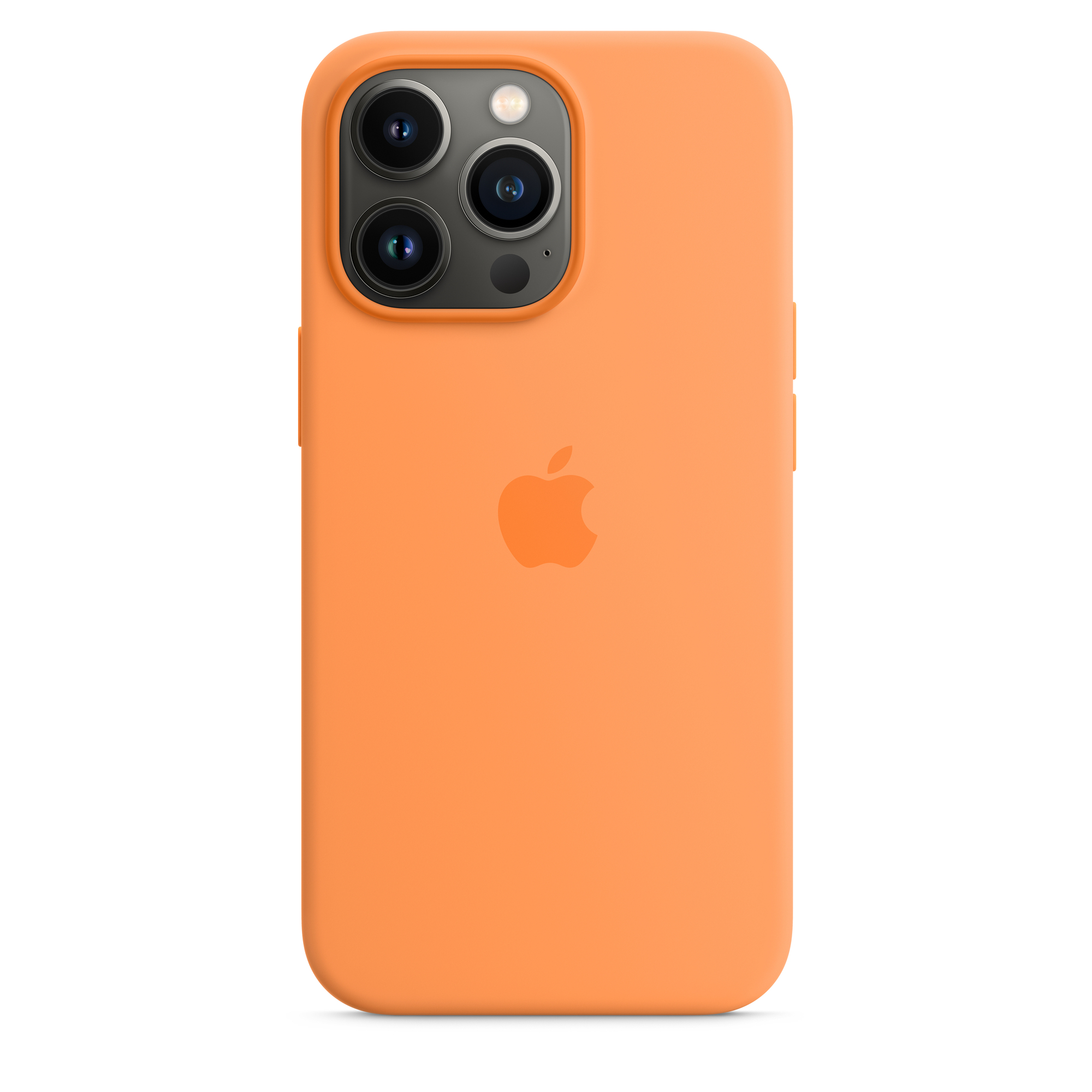 Apple iPhone 13 Pro Coque Silicone MagSafe Marigold - vue 1