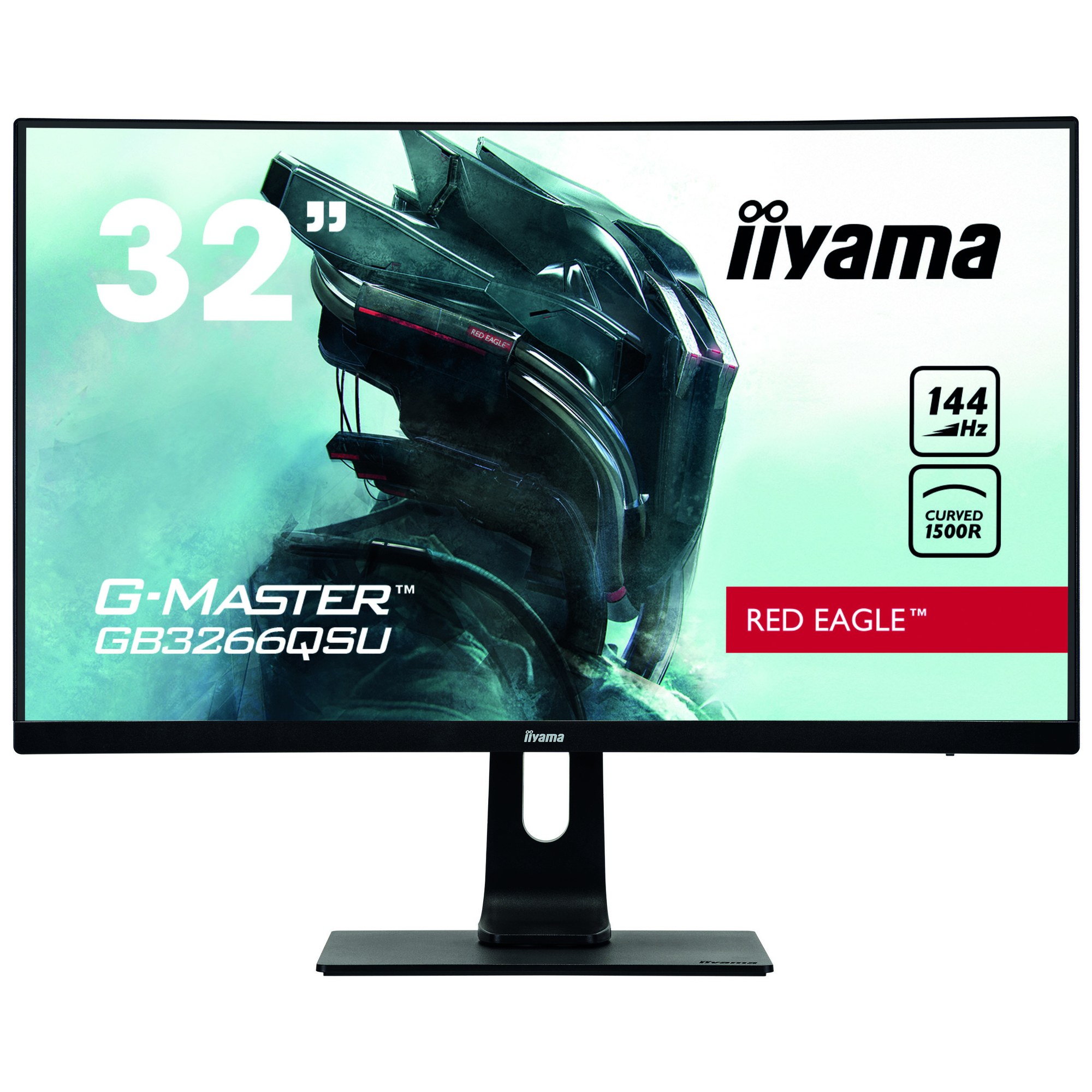 iiyama G-MASTER GB3266QSU-B1 LED display 80 cm (31.5 ) 2560 x 1440 pixels Quad HD Noir - Neuf