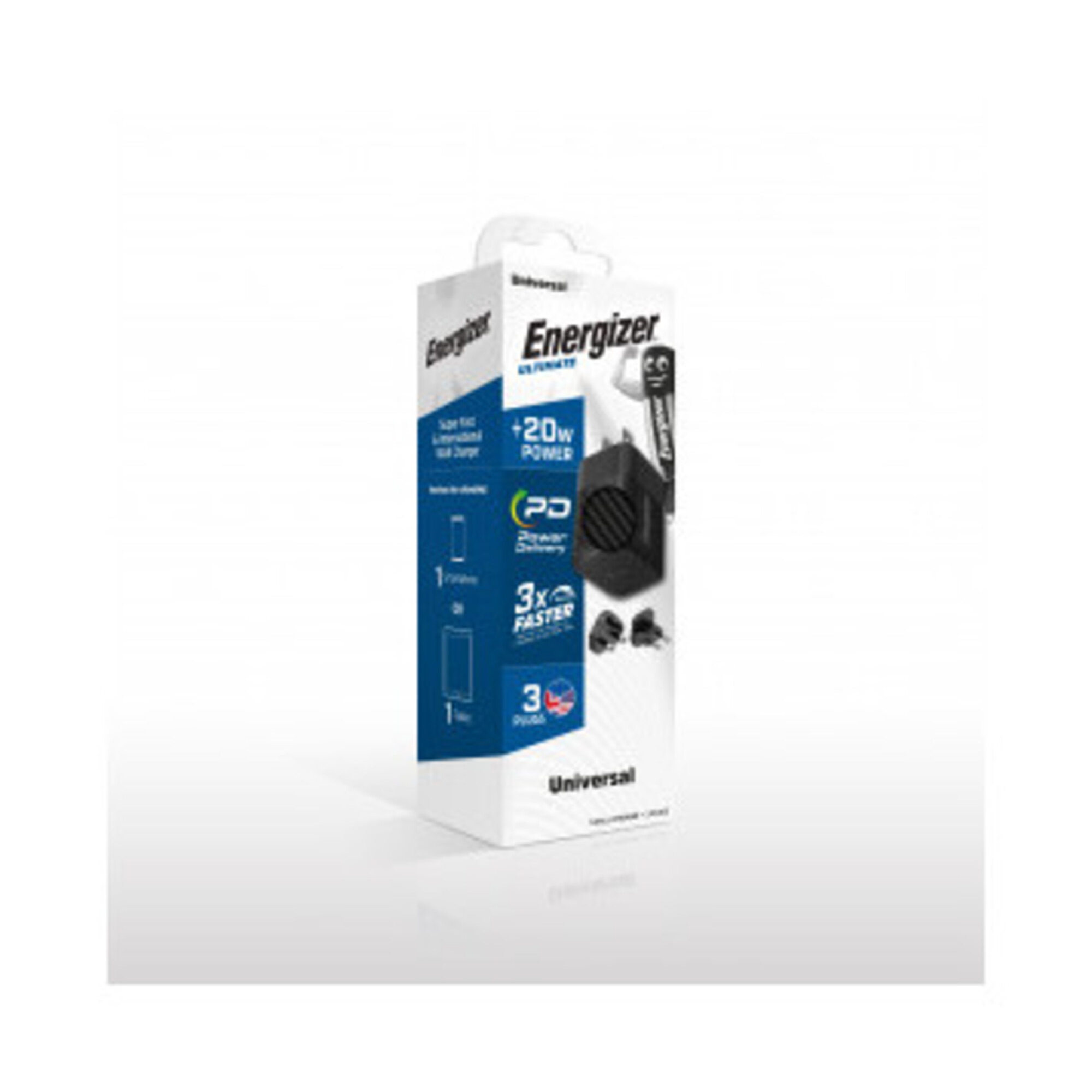 Chargeur PD + QC3 EU / UK / US Neuf - vue 3