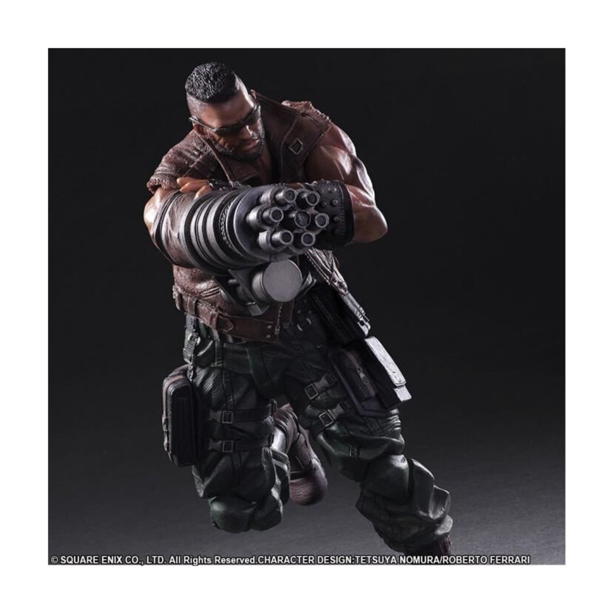 Figurine N°2 Barret Wallace 30 cm Final Fantasy VII Remake Play Arts Kai - Neuf