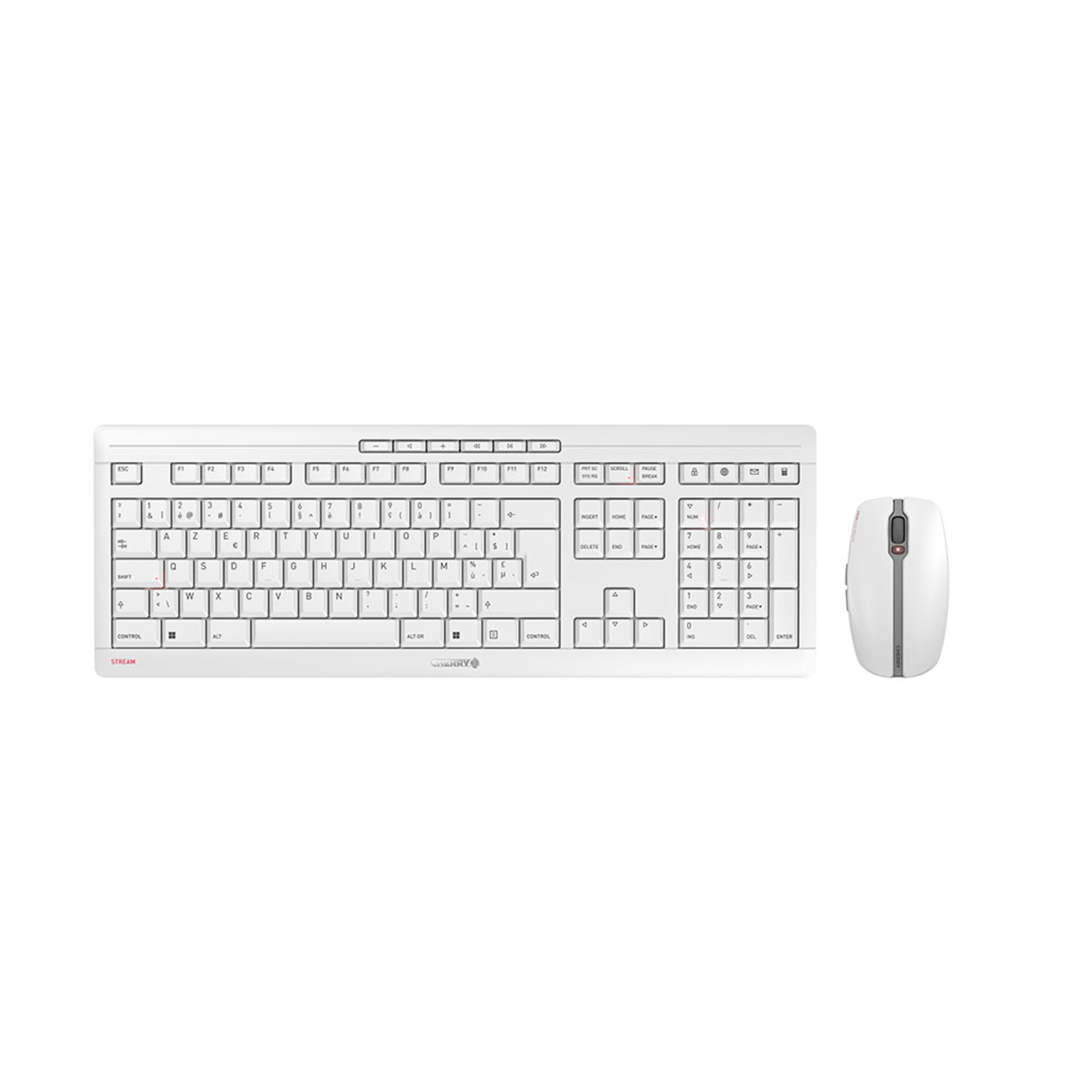 CHERRY Stream Desktop Recharge clavier incluse RF sans fil AZERTY Belge Neuf