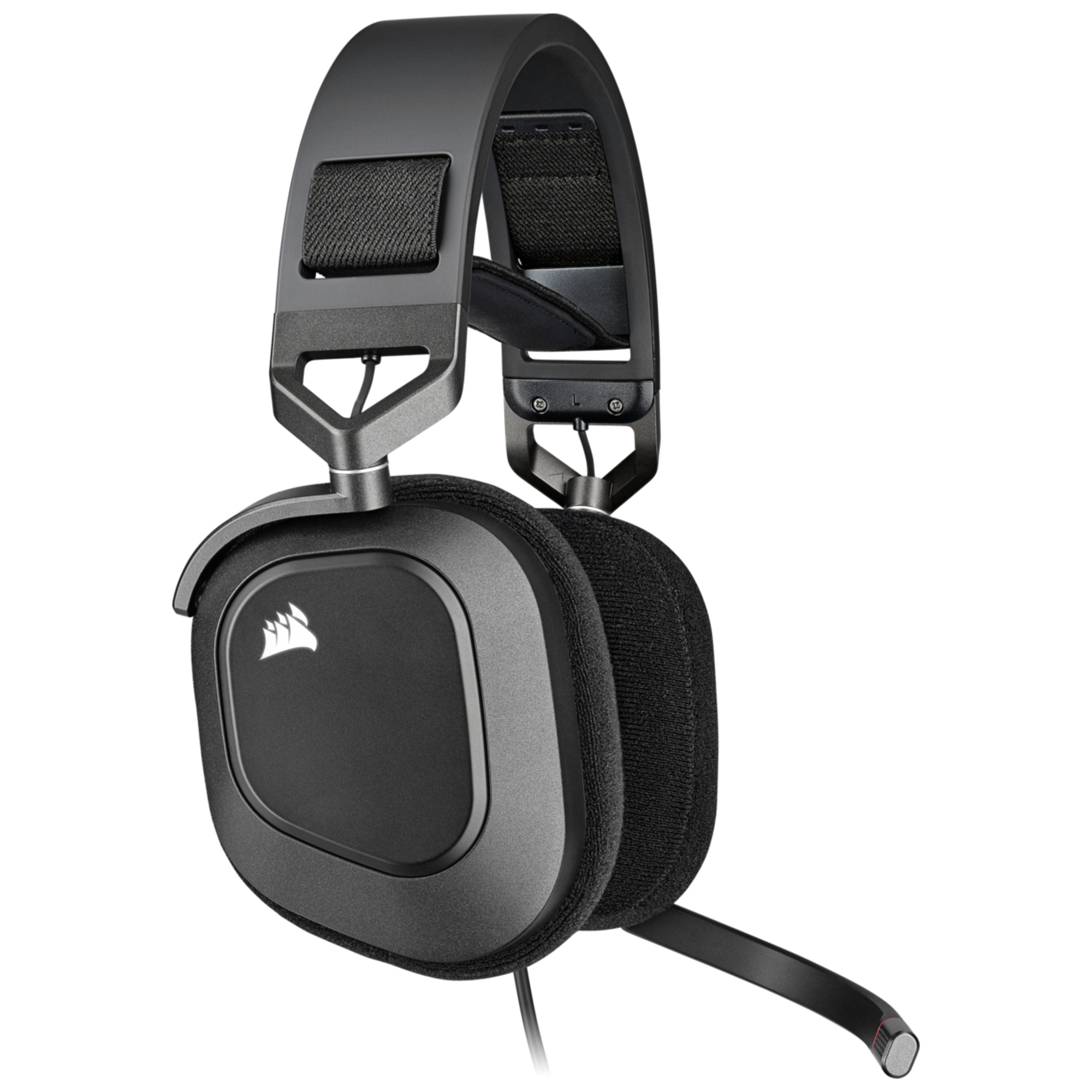 Casque gaming filaire Corsair HS80 RGB USB - Charbon - Neuf