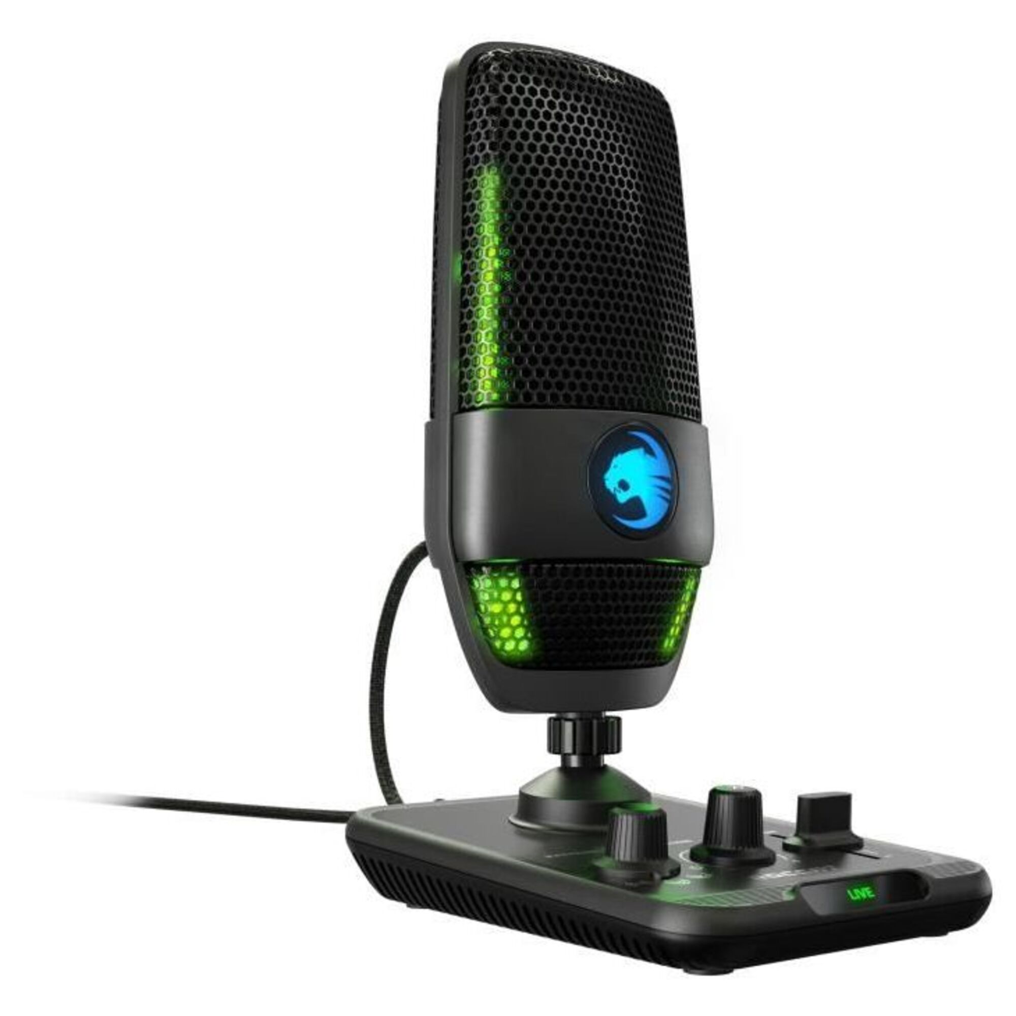 Microphone USB ROCCAT Streaming Torch Neuf - vue 3