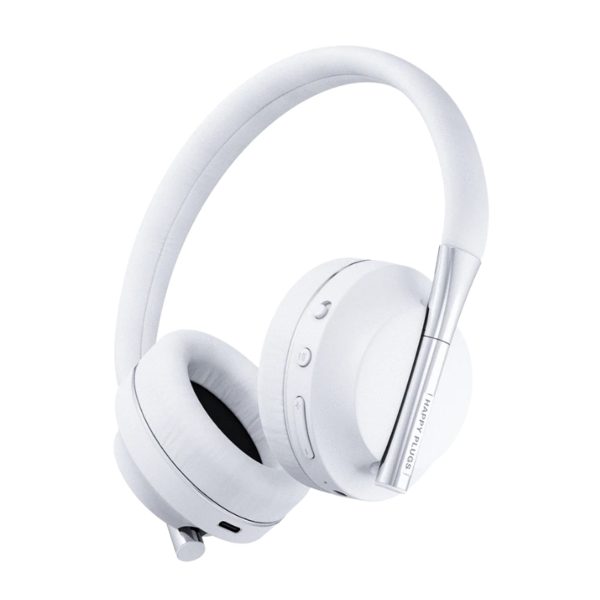 Happy Plugs PLAY Auriculares con cable e inalámbricos USB Tipo-C Bluetooth Blanco - nuevo