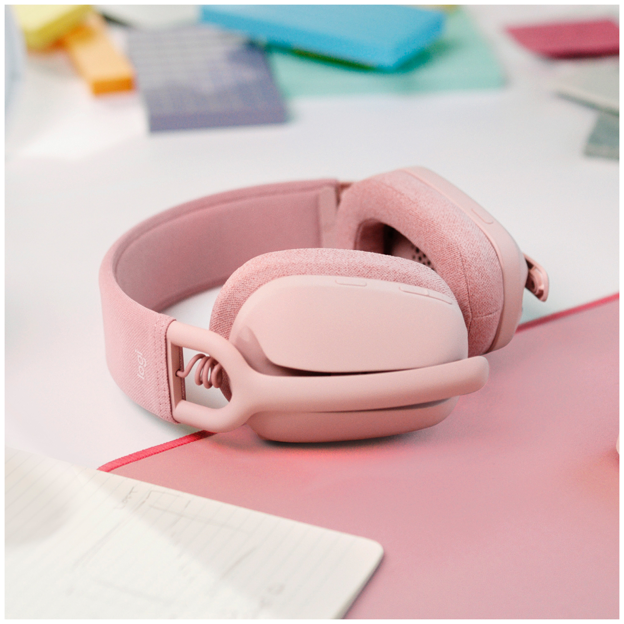 Logitech Zone Vibe 100 Casque Sans fil Arceau Appels/Musique Bluetooth Rose - Neuf