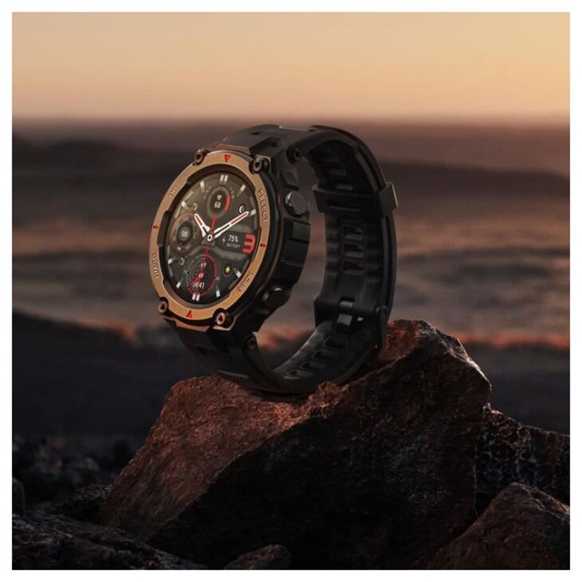 Amazfit T Rex Pro 3 3 cm 1.3 AMOLED 48 mm Numérique 360 x 360 pixels Écran tactile GPS satellite Neuf - vue 3