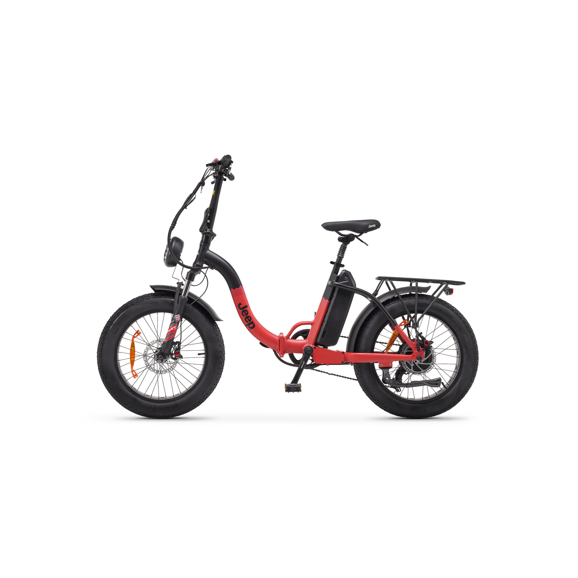 Jeep Phoenix E-V&eacute;lo Adulte Unisexe, Rouge, Unique Taille
