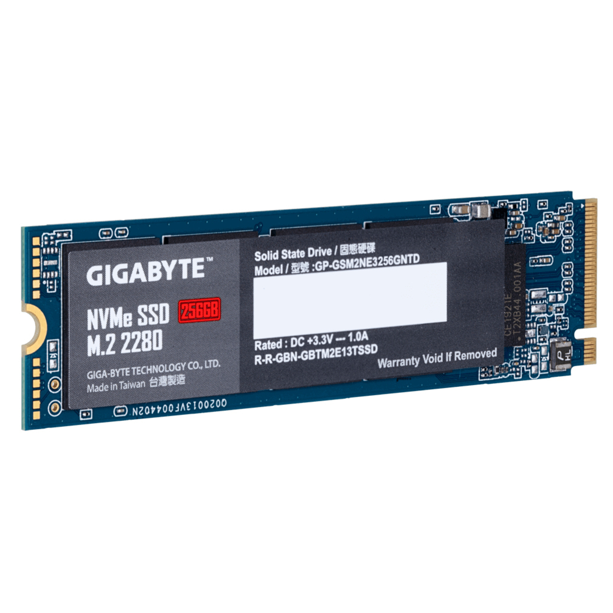 GIGABYTE GP GSM2NE3100TNTD disque SSD .2 PCI Express 3.0 NVMe Neuf - vue 3