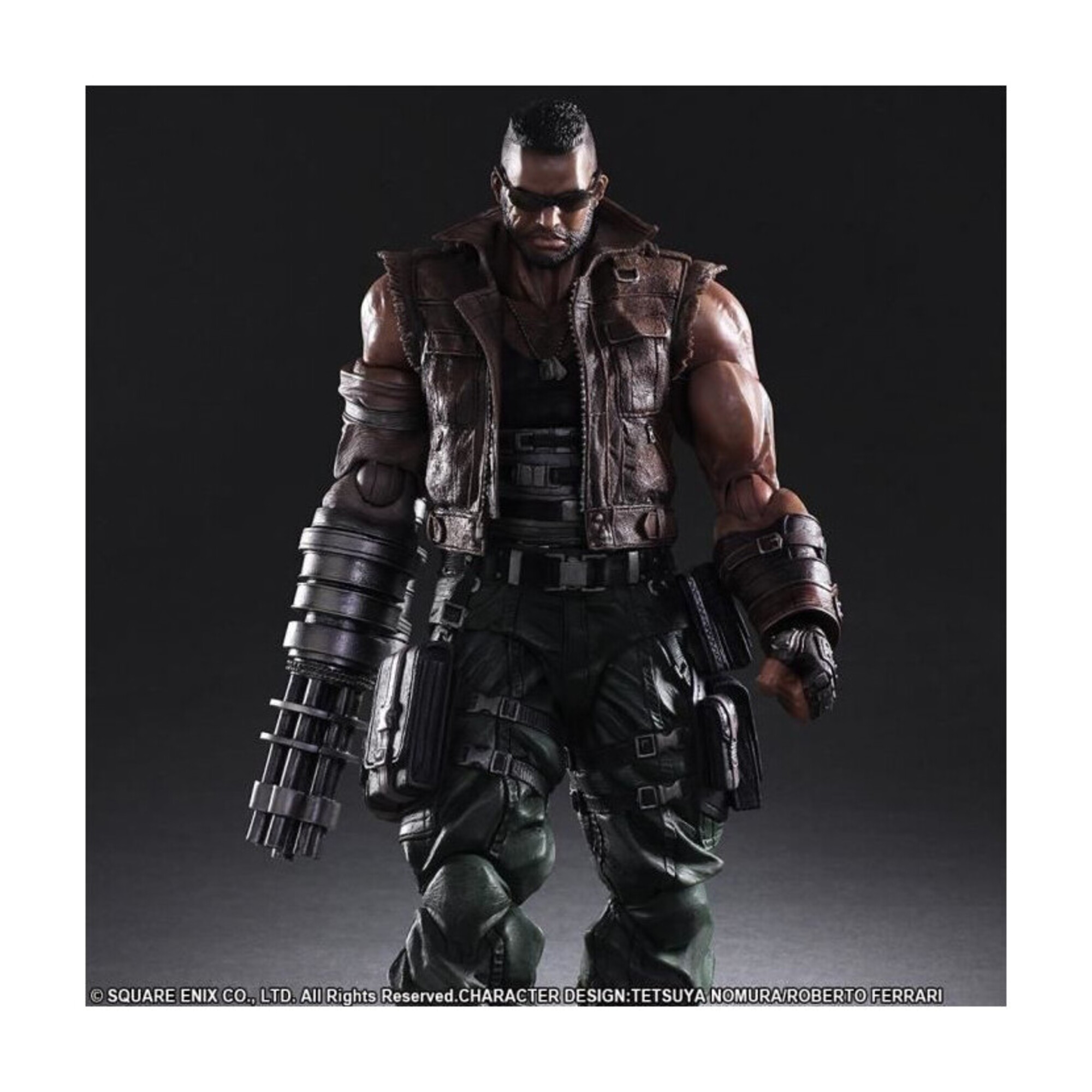 Figurine N°2 Barret Wallace 30 cm Final Fantasy VII Remake Play Arts Kai - Neuf