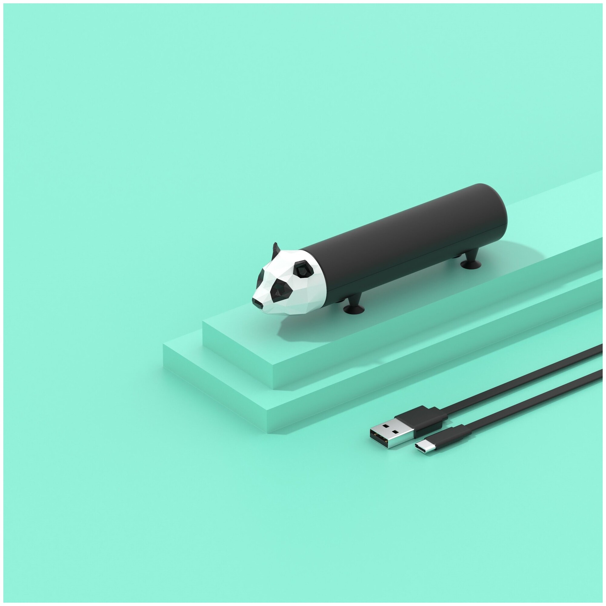 Power Pets powerbanks 4800 mAh Panda - vue 3