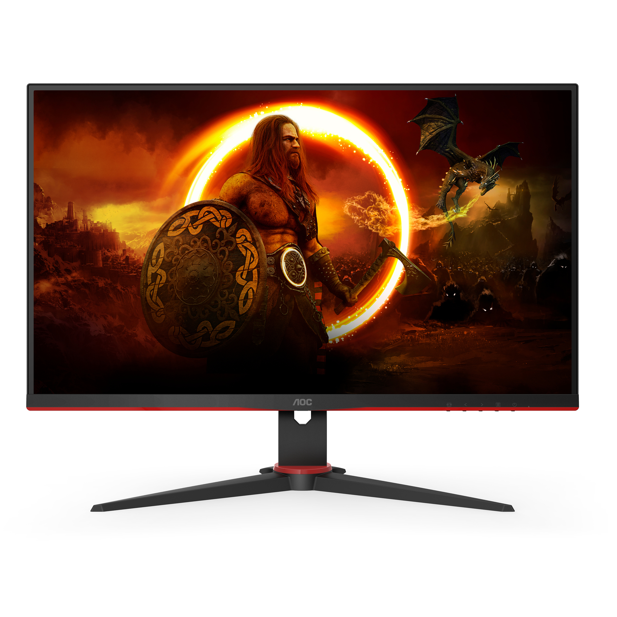 AOC G2 27G2SPAE/BK LED display 68,6 cm (27 ) 1920 x 1080 pixels Full HD Noir, Rouge - Neuf