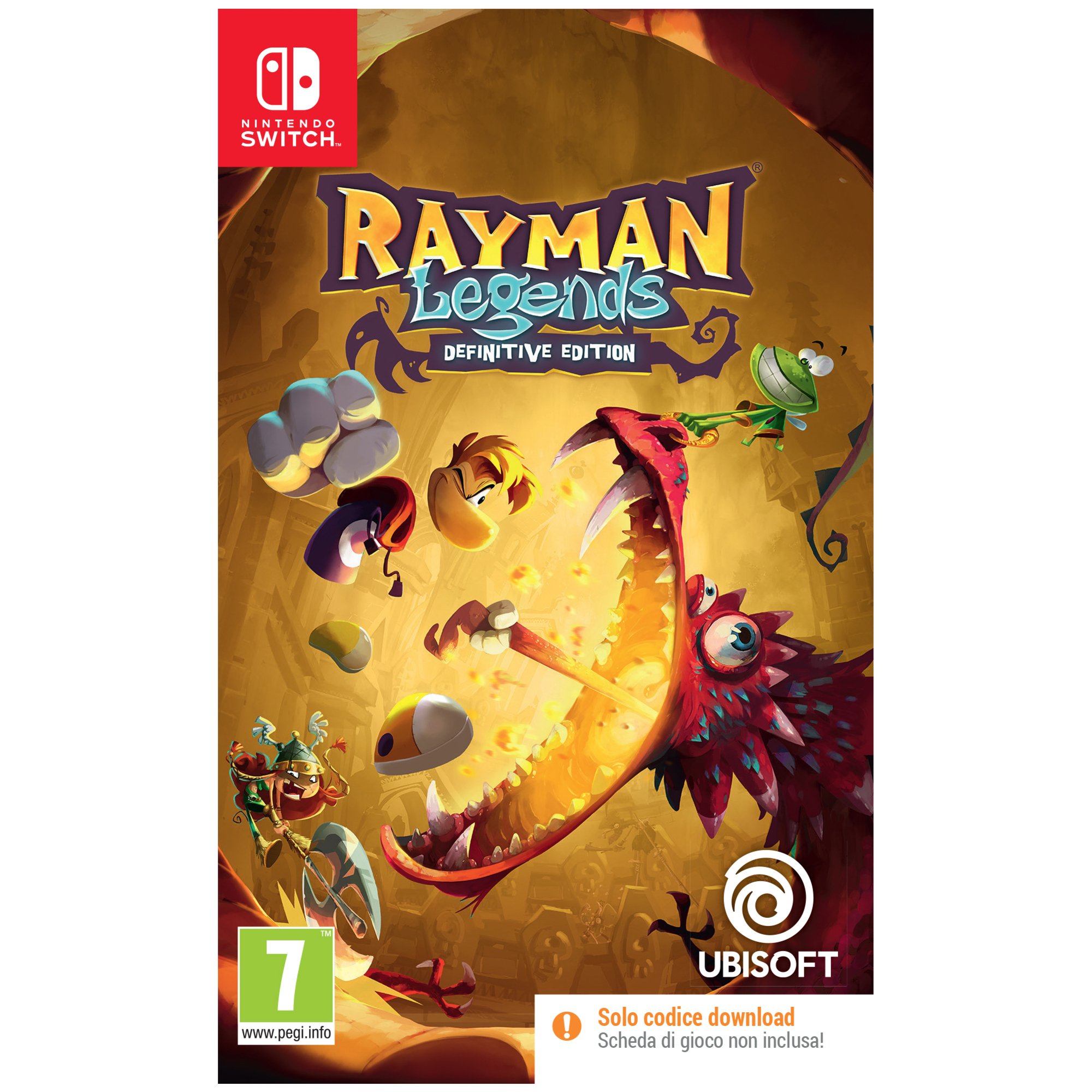 Ubisoft Rayman Legends: Definitive Edition Définitif Allemand Néerlandais Anglais Espagnol Français Italien Portugais Russe Nintendo Switch Neuf