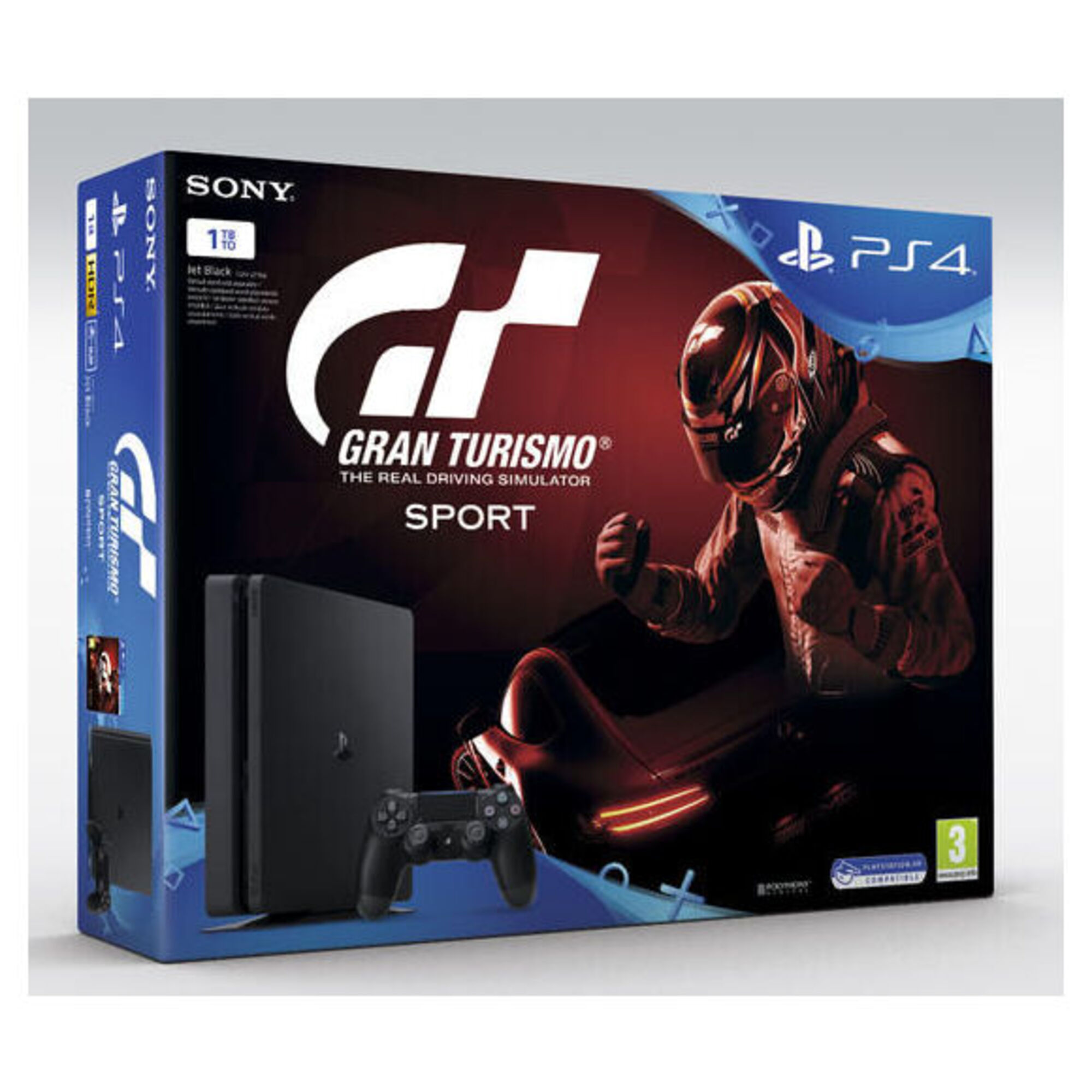 PS4 Slim 1To + Gran Turismo Sport - Excellent état