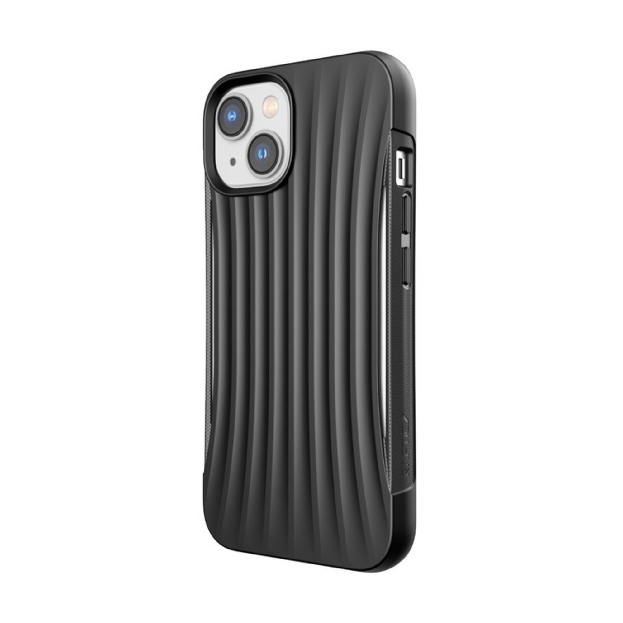 RAPTIC Coque pour iPhone 14 Clutch Shockproof 3M avec motif rayures Noir