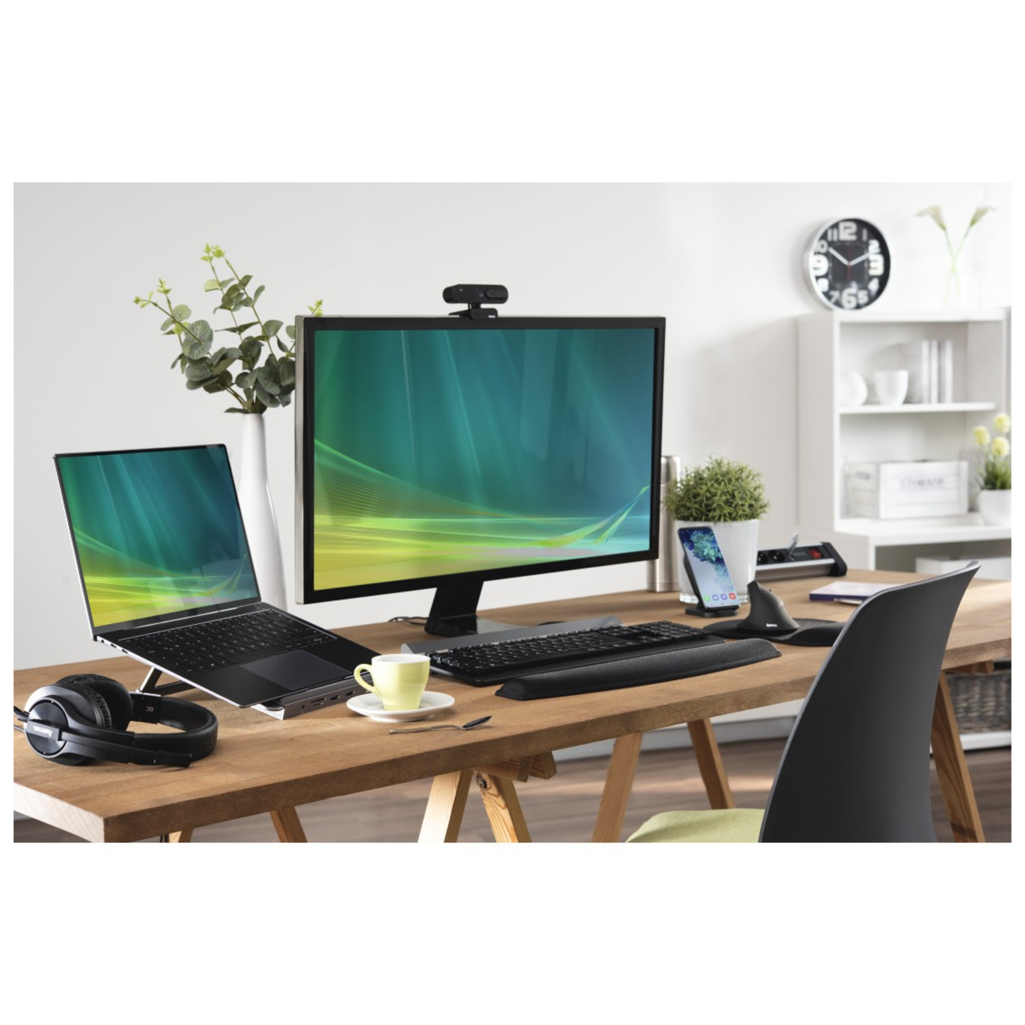 Webcam Hama C-600 Pro – 2 MP, 1920 x 1080 pixels, Auto Focus, Microphone Intégré - vue 3