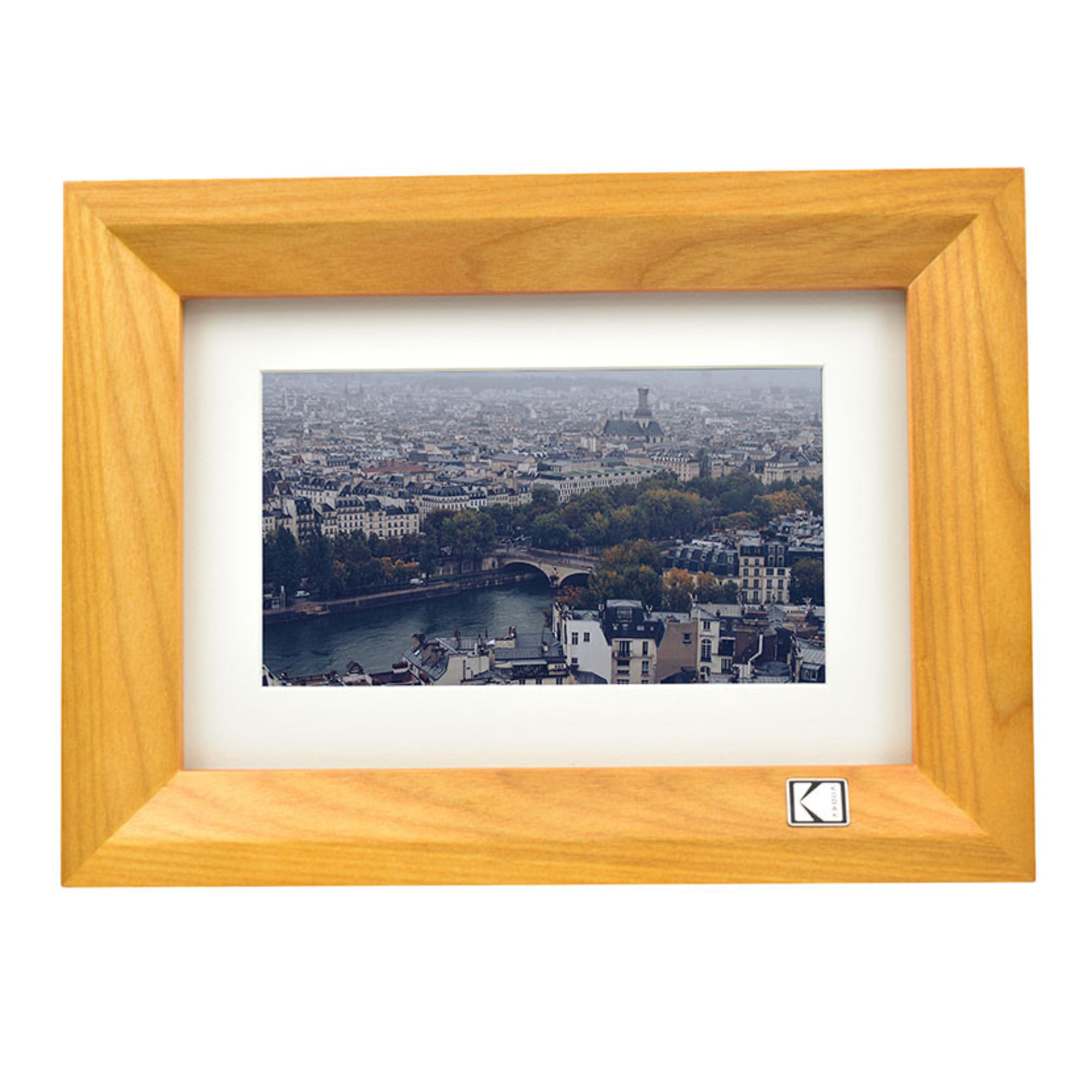 Cadre photo numérique 10' cadre bois - vue 2