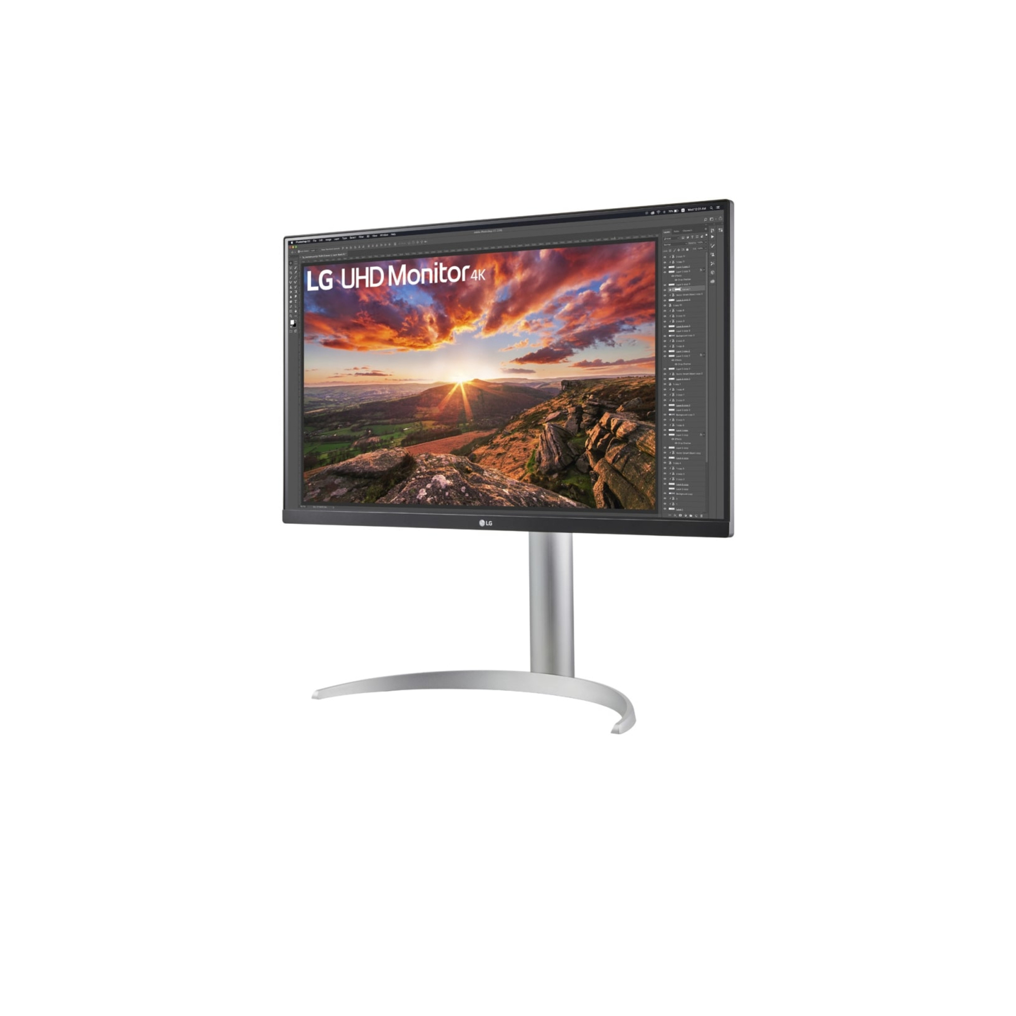 LG 27UP850-W écran plat de PC 68,6 cm (27 ) 3840 x 2160 pixels 4K Ultra HD LED Argent - Neuf