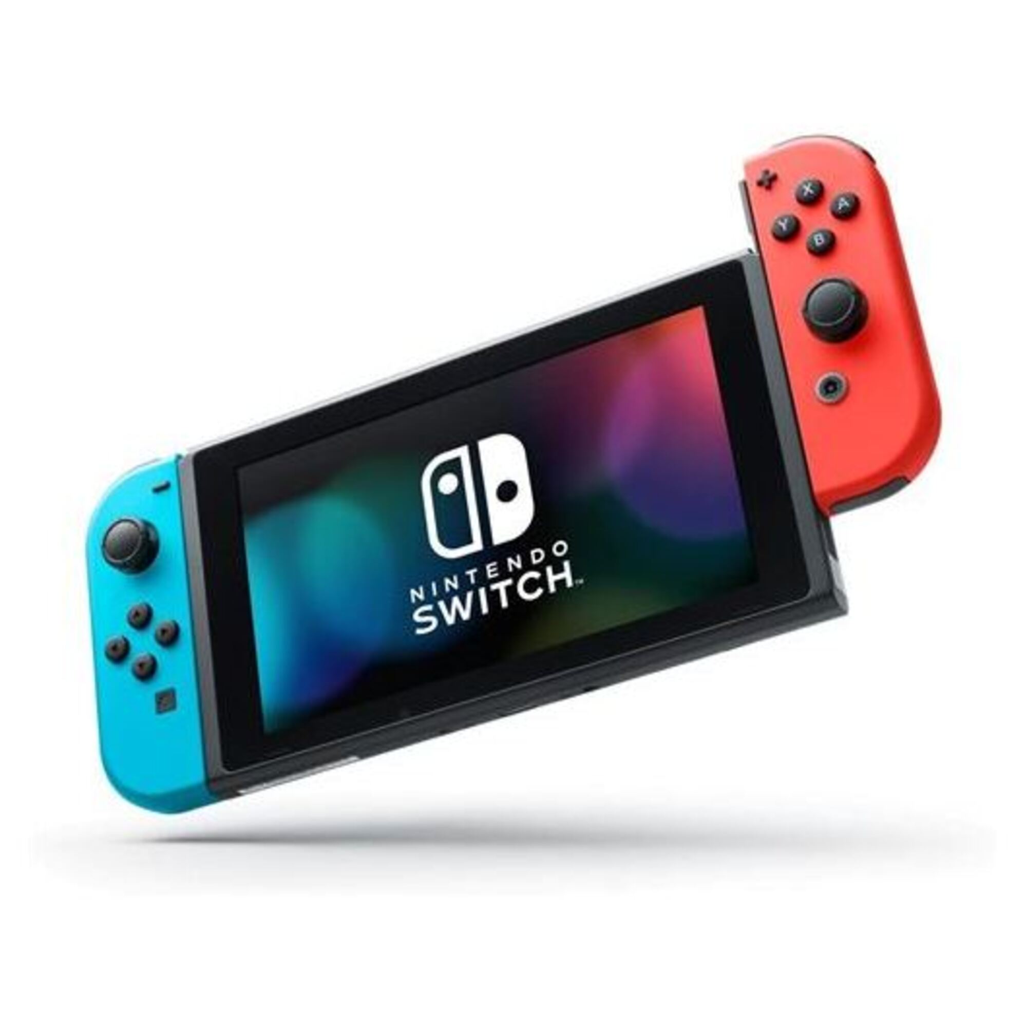 Switch Néon 32Go + Super Mario Party et Mario Kart 8 Deluxe, Rouge, Bleu - Excellent état