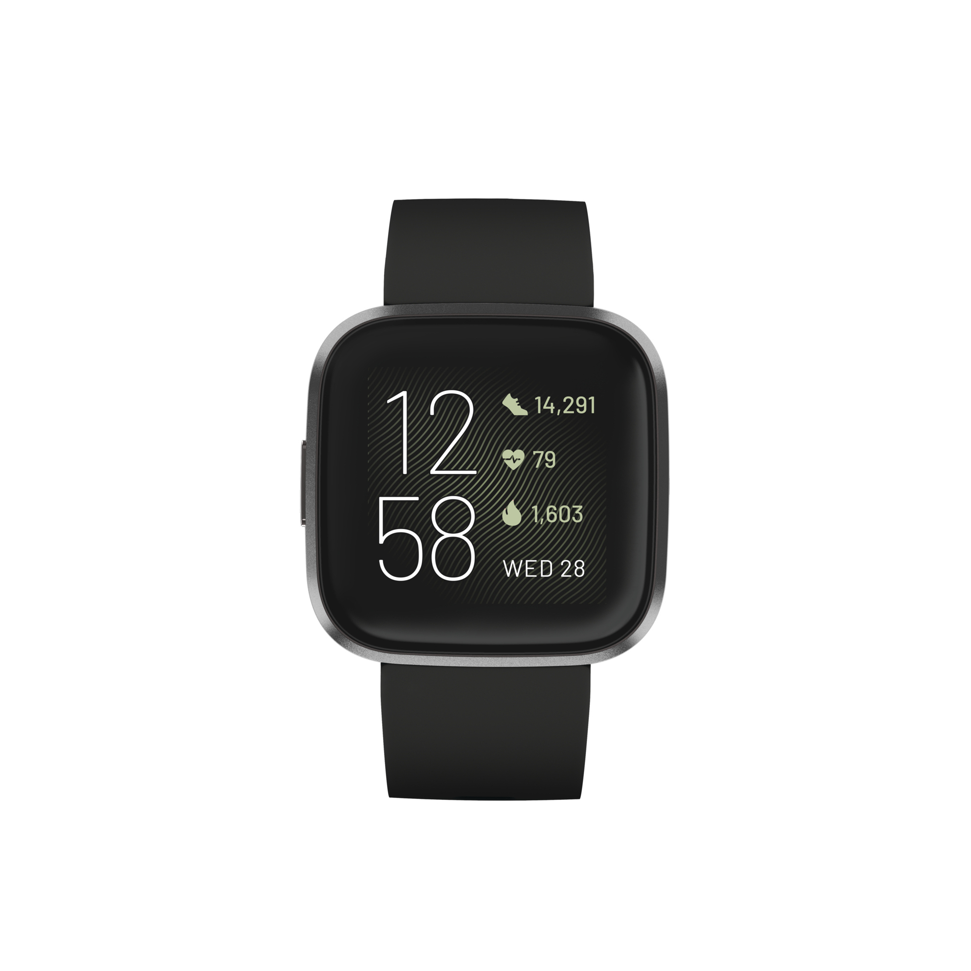 Reloj conectado Fitbit Versa 2 - 40mm - Esfera negra - Correa negra - Nuevo