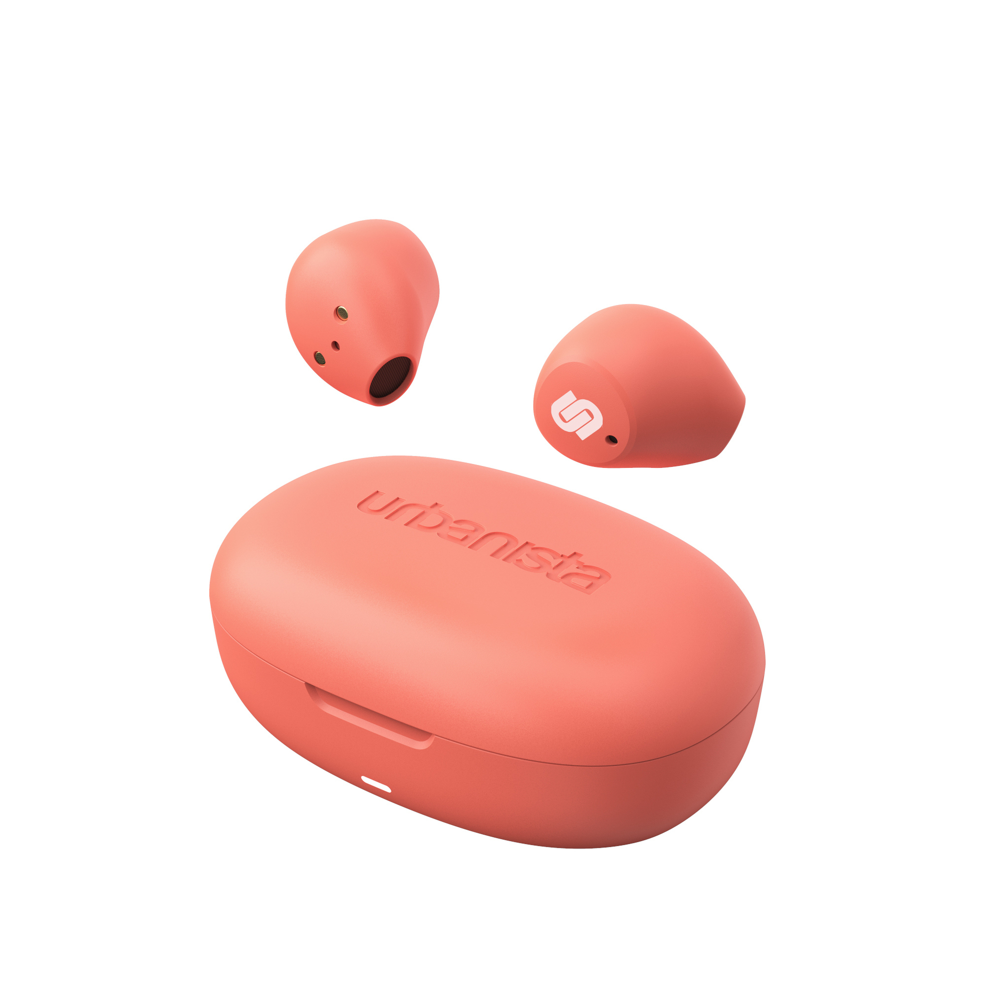 Urbanista Lisbon Casque True Wireless Stereo (TWS) Ecouteurs Appels/Musique Bluetooth Corail - Neuf
