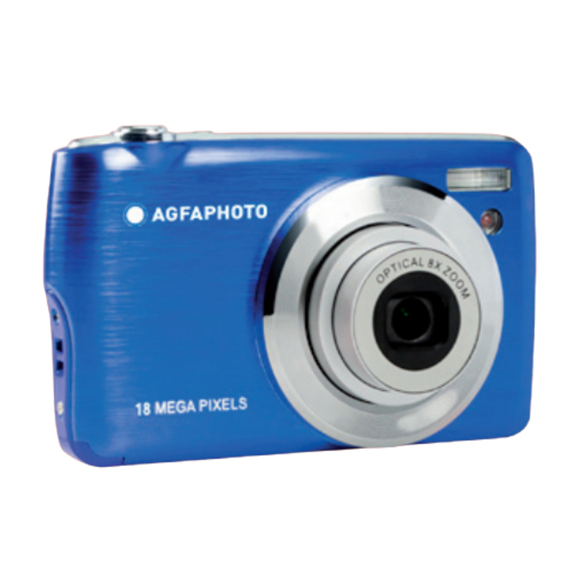 Appareil Photo Numérique Compact Agfa Photo Realishot Dc8200Bl Bleu Housse + Carte Sd 16Go Incluses
