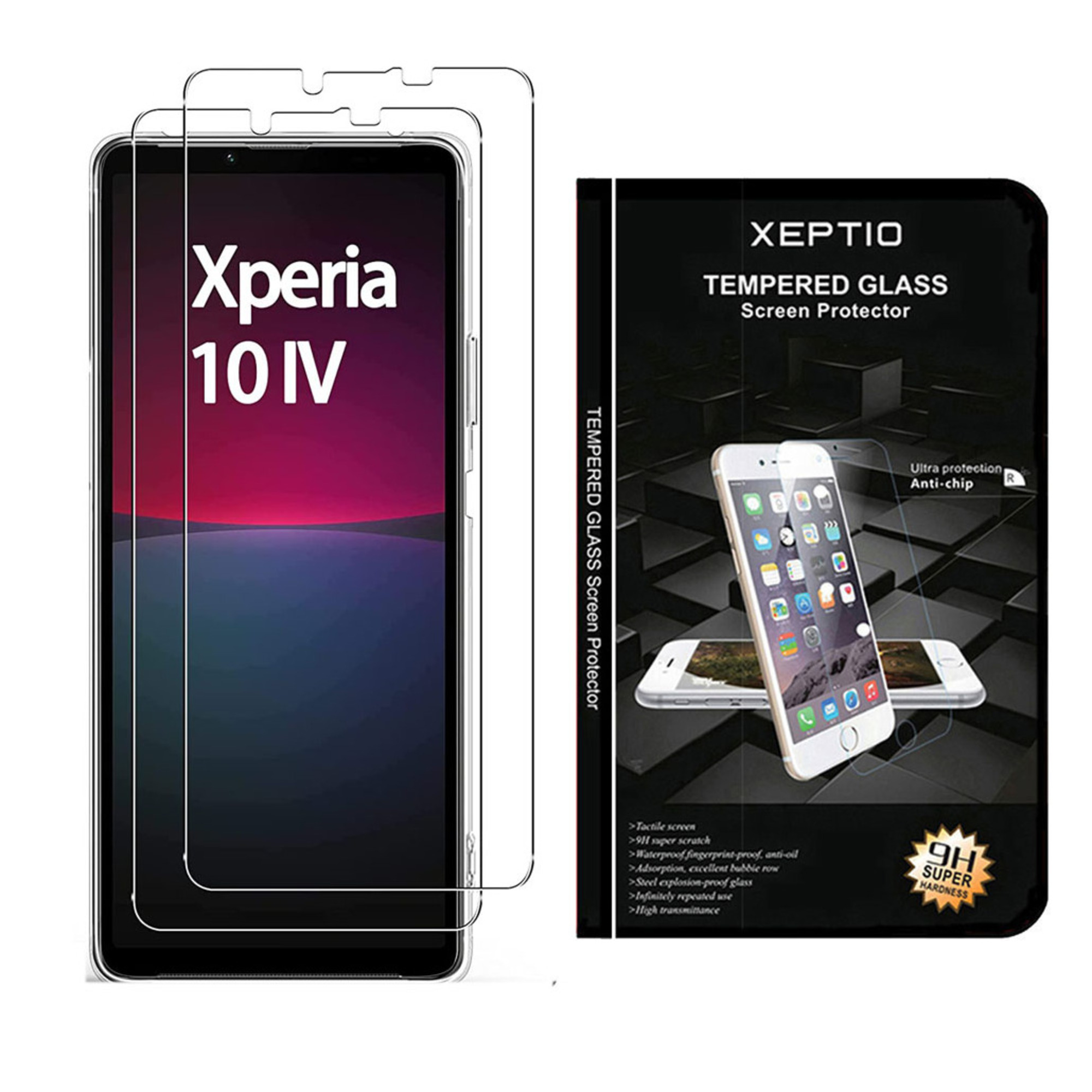 Protection écran Vitre en verre trempé pour Sony Xperia 10 IV 5G (Xperia 10 4 5G)  -  XEPTIO - Neuf