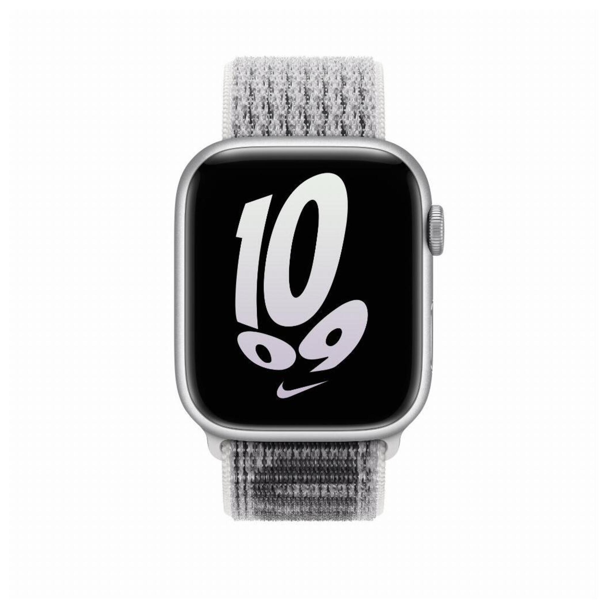 Bracelet Sport Nike pour Apple Watch 45 mm - Noir / Blanc - Neuf