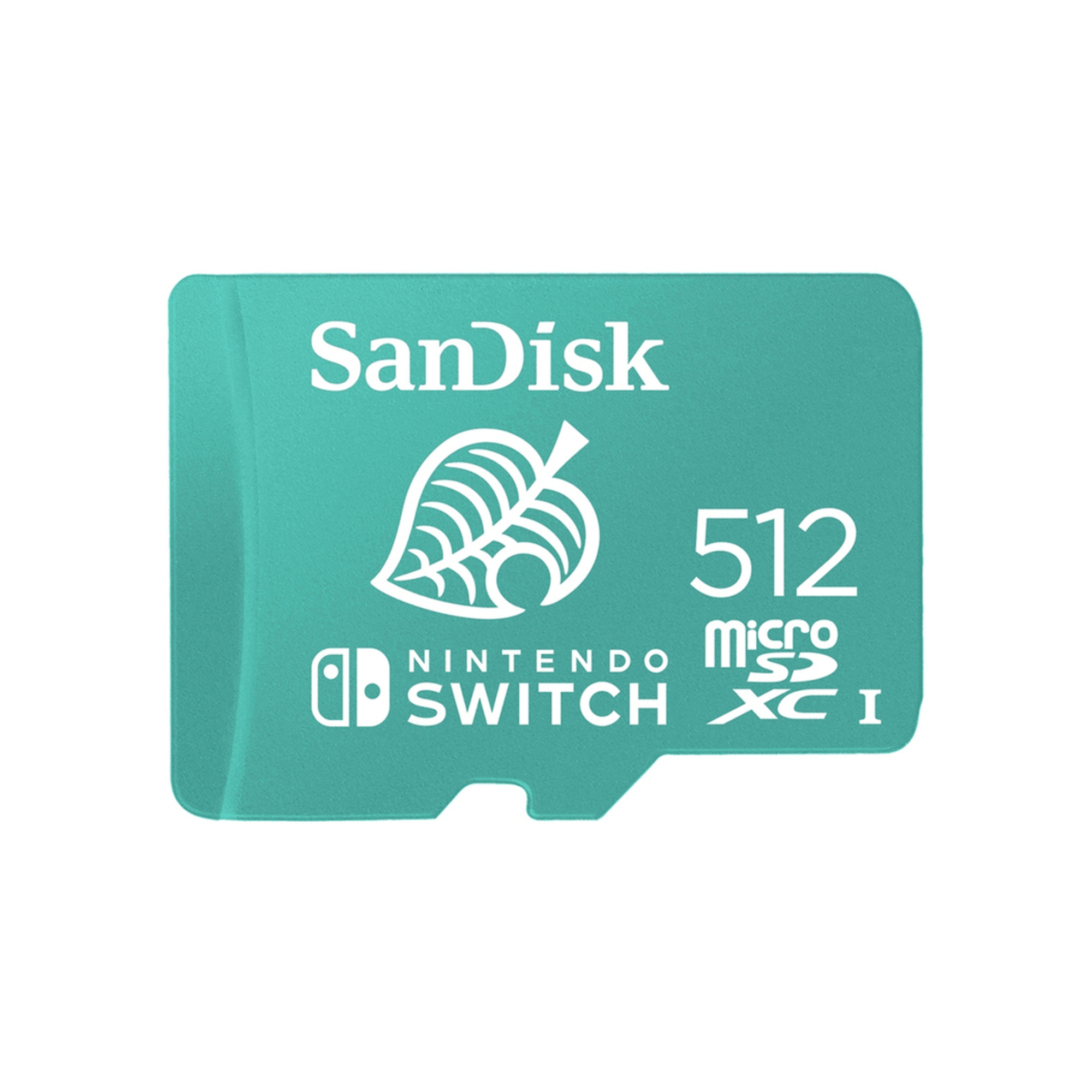 SanDisk Carte mémoire 512 Go Animal Crossing, MicroSDXC Nintendo Switch UHS-I (SDSQXAO-512G-GNCZN ) - Neuf