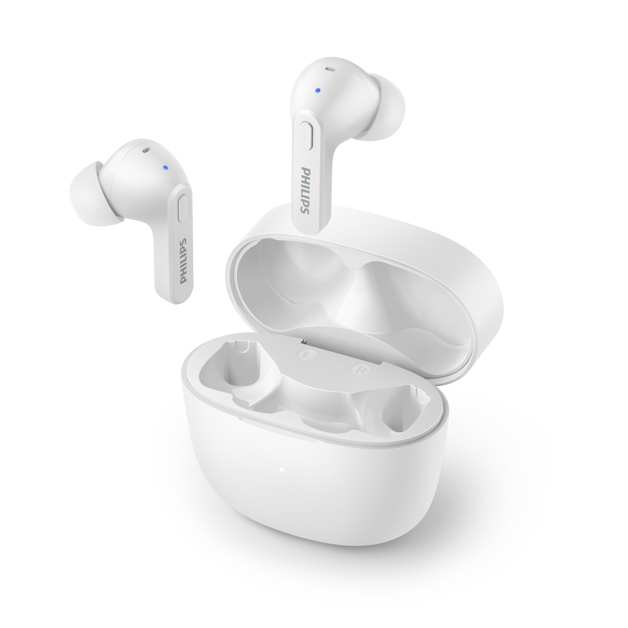 Philips 2000 series TAT2206WT/00 écouteur/casque True Wireless Stereo (TWS) Ecouteurs Appels/Musique Bluetooth Blanc - Neuf