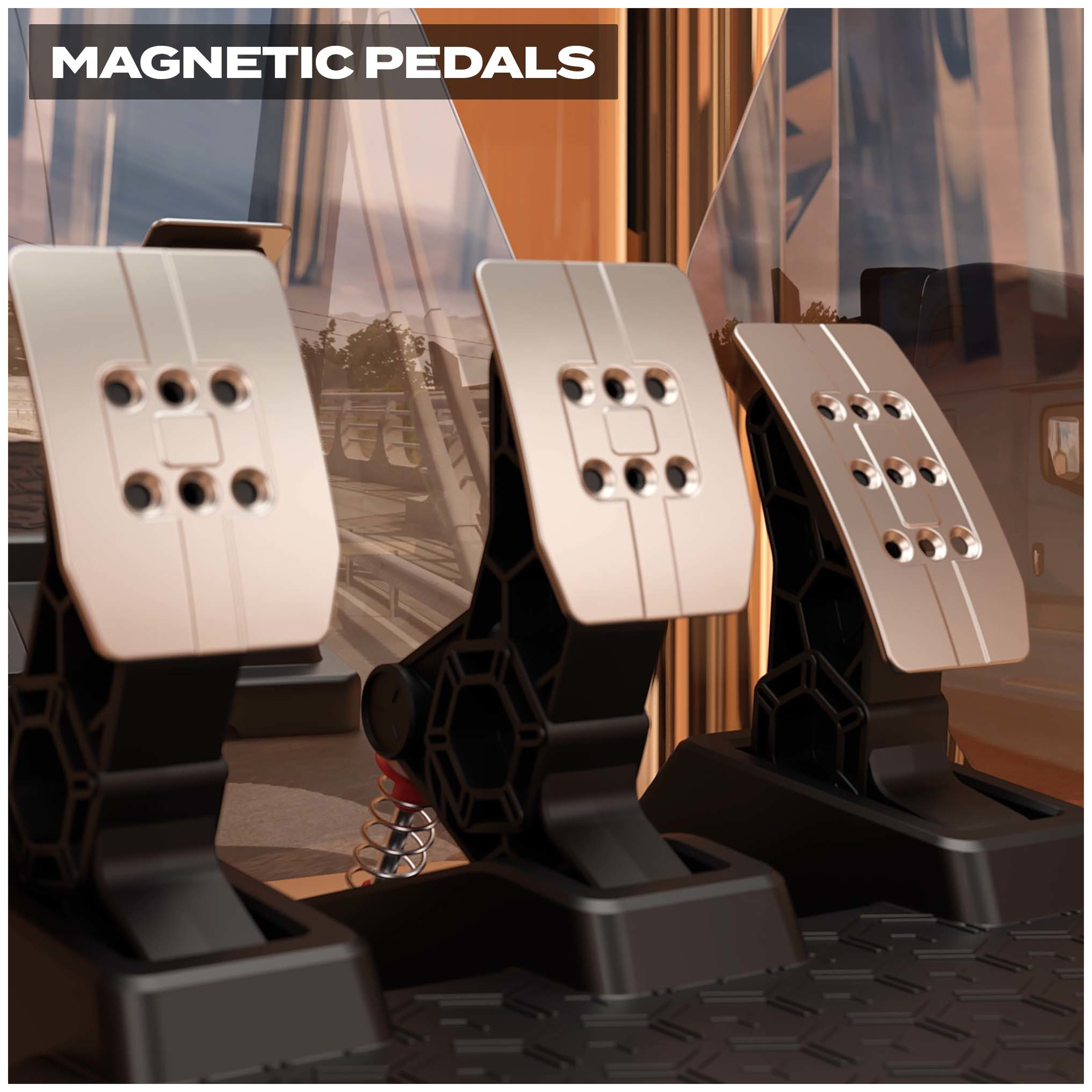 Thrustmaster T3PM Noir Pédales PC, PlayStation 4, PlayStation 5, Xbox One, Xbox Series S, Xbox Series X - Neuf