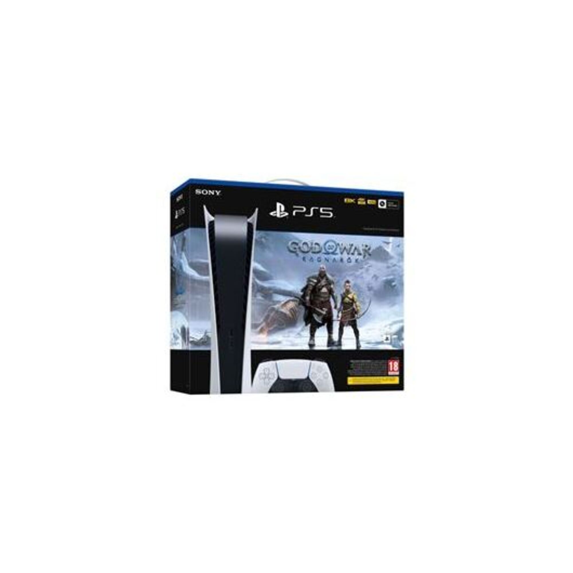 Pack PS5 & God of War Ragnarök - Console de jeux Playstation 5 (Digitale) - Bon état