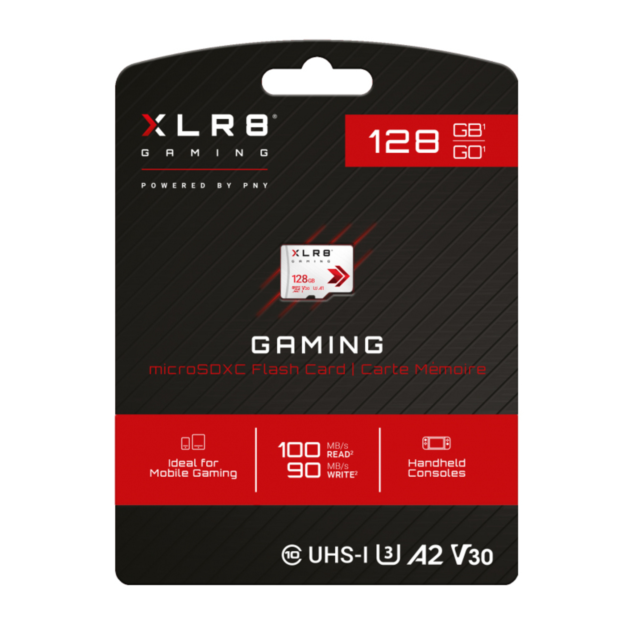 PNY XLR8 128 Go MicroSDXC UHS-I Classe 10 - Neuf