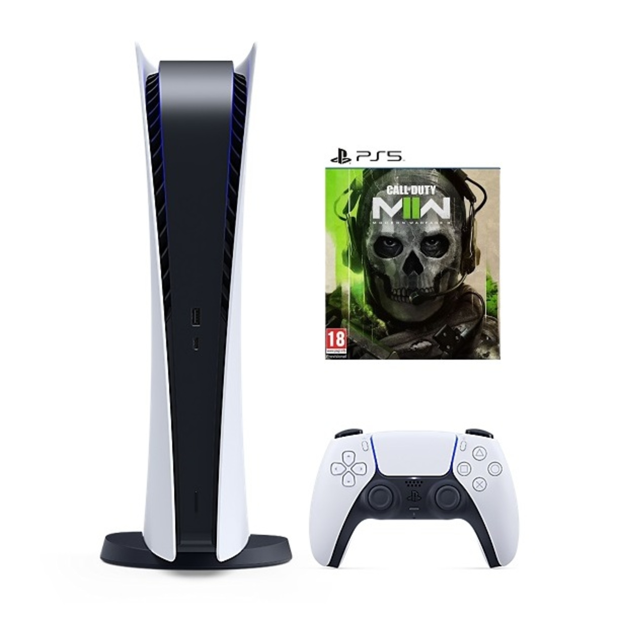Pack PS5 & Modern Warfare II Console de jeux Playstation 5 Digitale Bon état