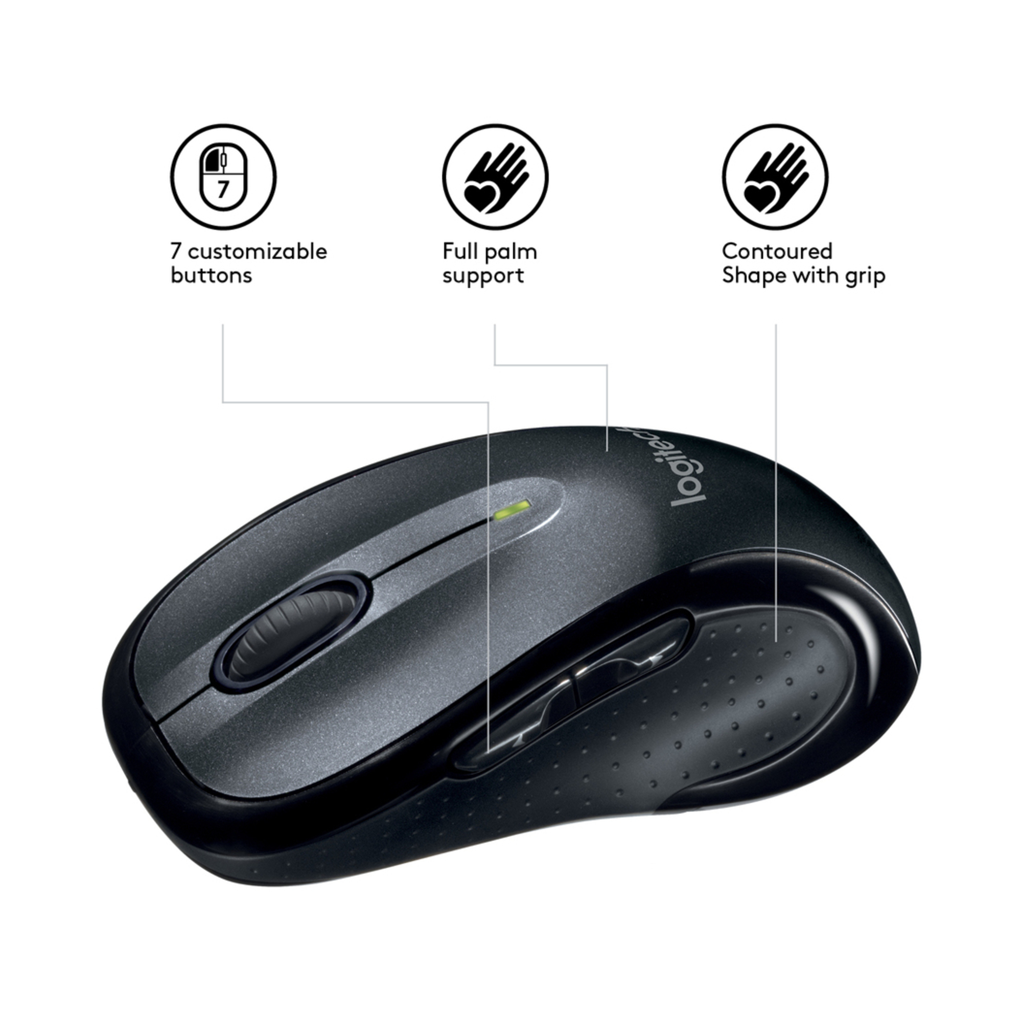 Logitech M510 souris RF sans fil Laser - Neuf
