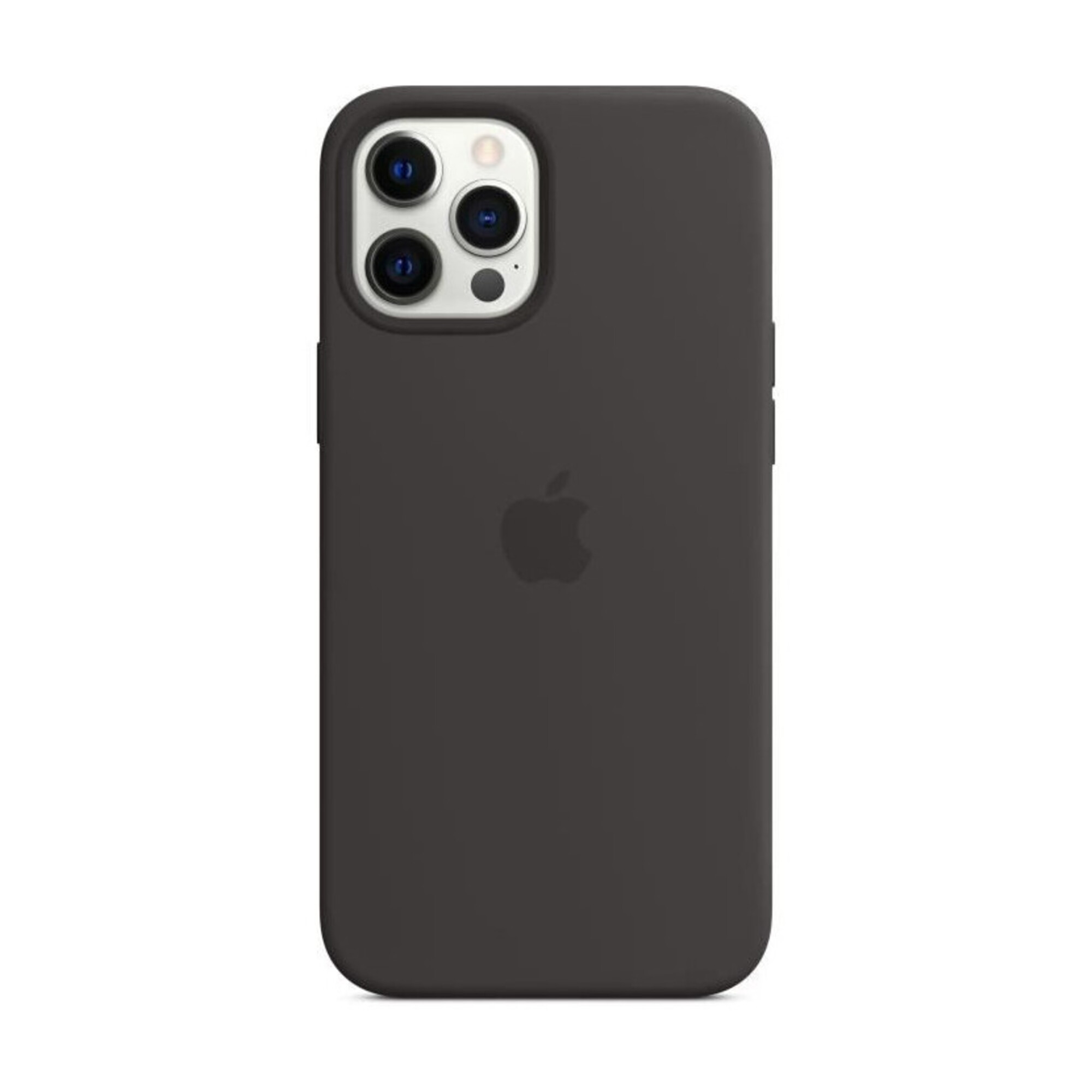 APPLE Coque en silicone avec MagSafe pour iPhone 12 Pro Max Noir - Neuf