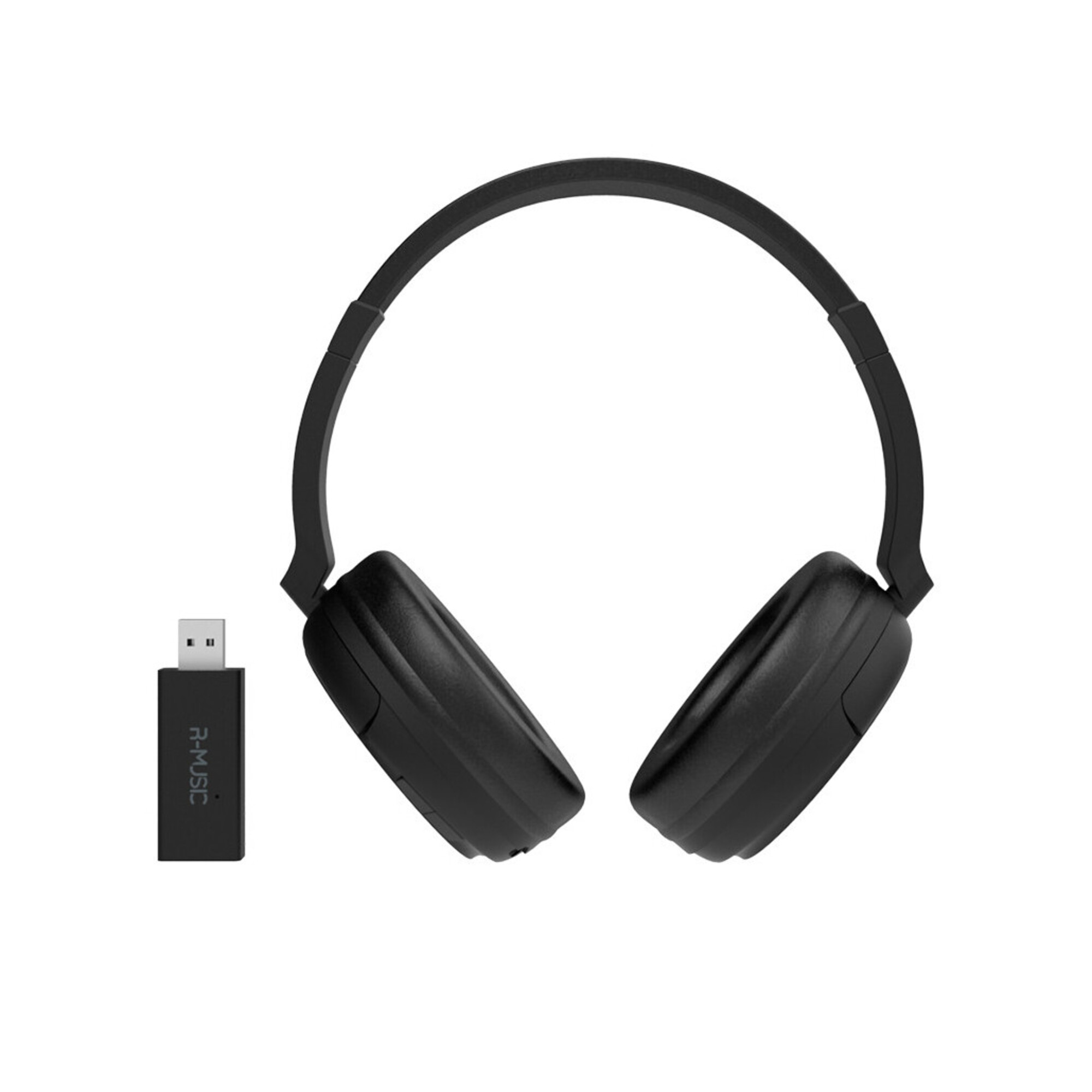 R-MUSIC - Casque TV Sans Fil Bluetooth Avec Récepteur USB - Neuf