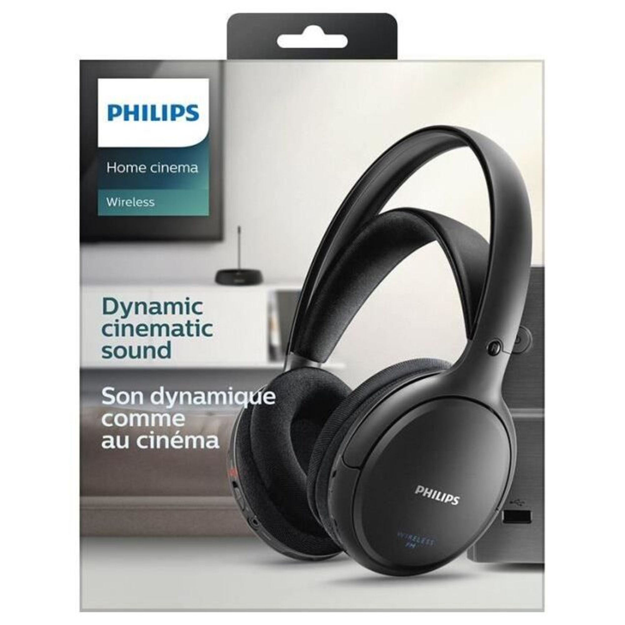 Philips Casque Hi-Fi sans fil SHC5200/10 - Neuf