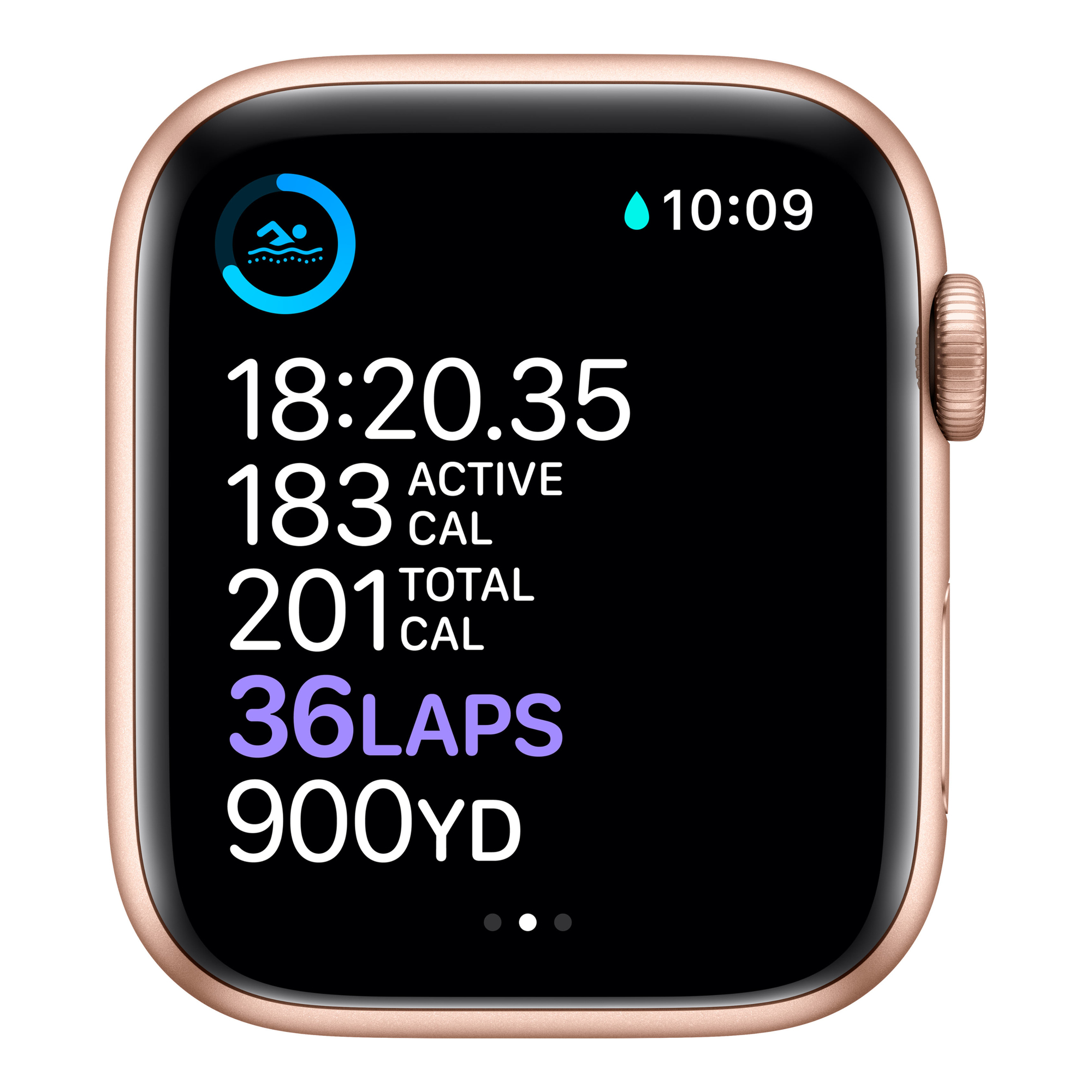 Apple Watch Series 6 GPS 40mm boîtier aluminium avec Bracelet Sport par Renewd - vue 4